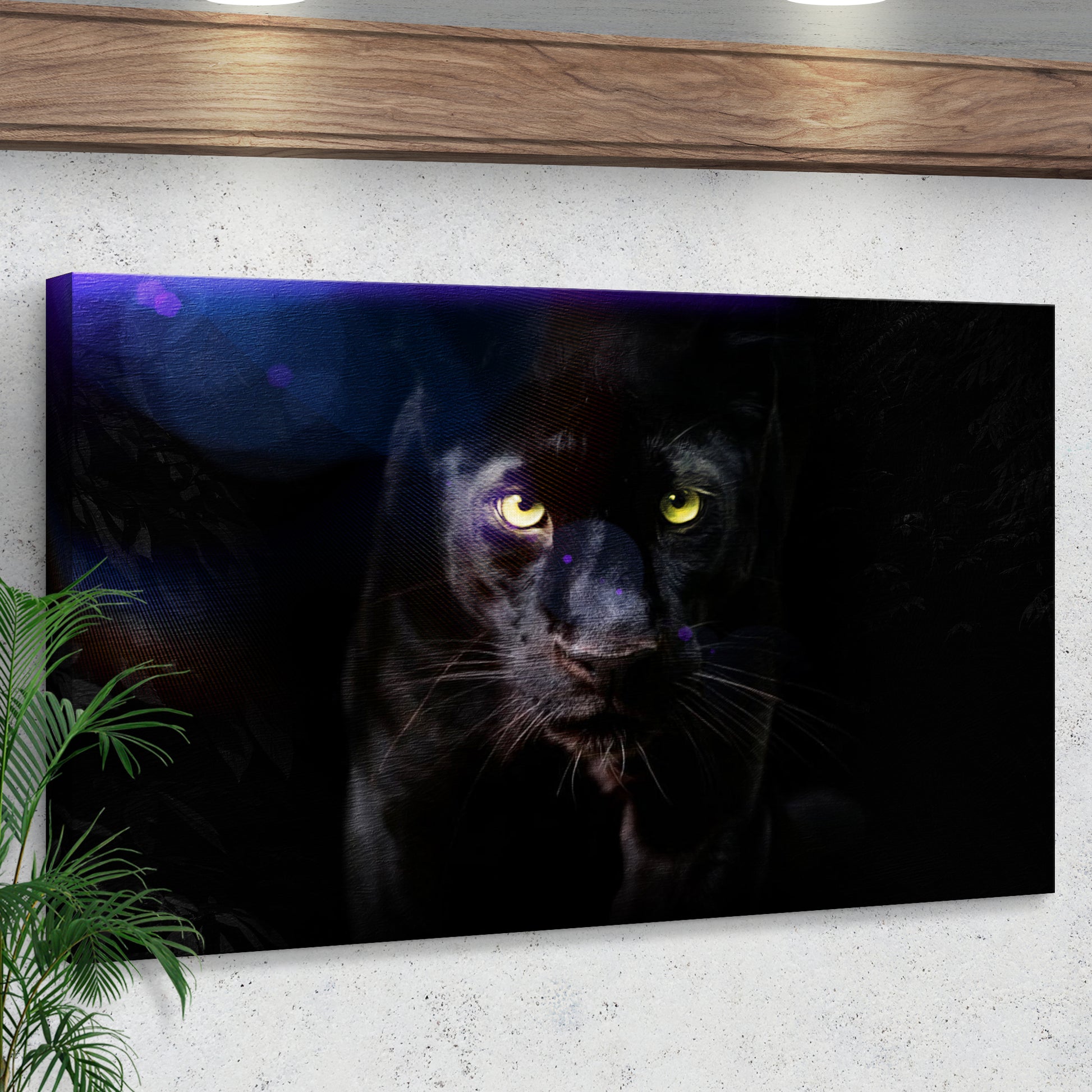 Rare Black Panther Canvas Wall Art Style 2 - Image by Tailored Canvases