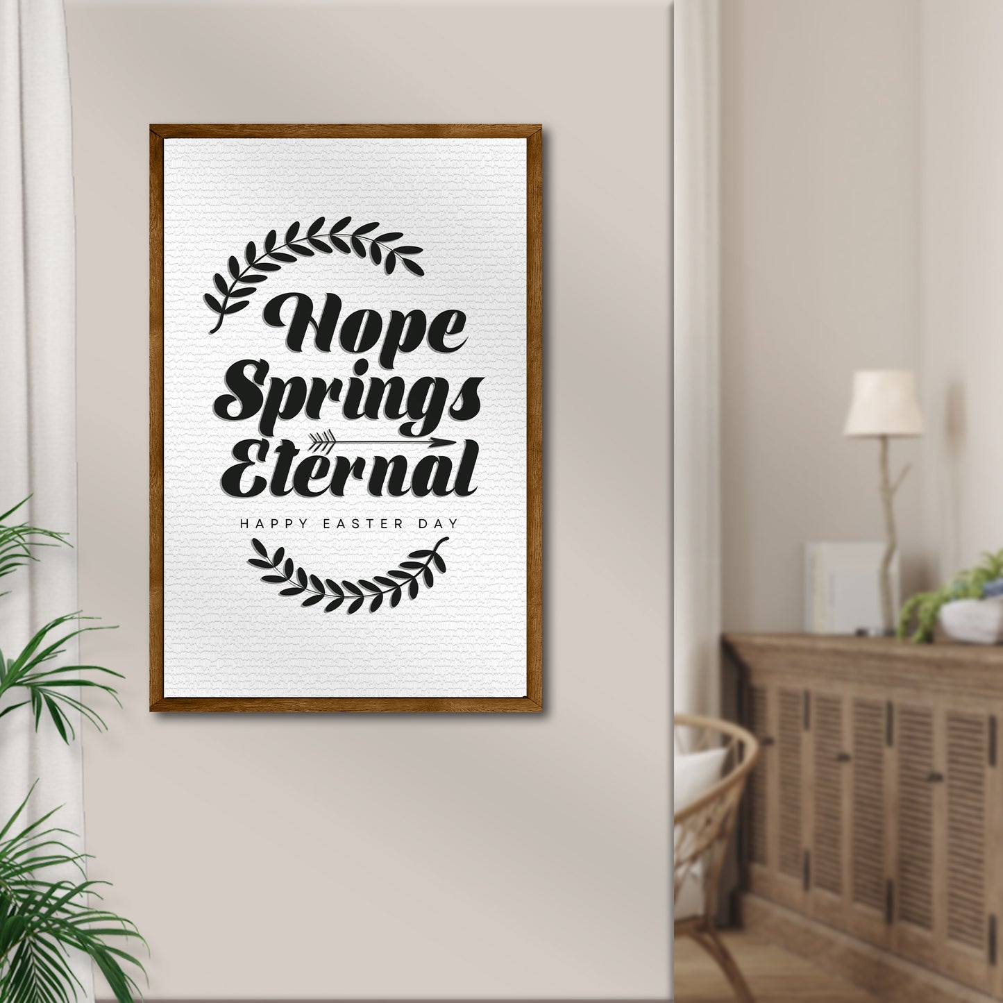 Hope Springs Eternal Sign II Style 1 - Image by Tailored Canvases