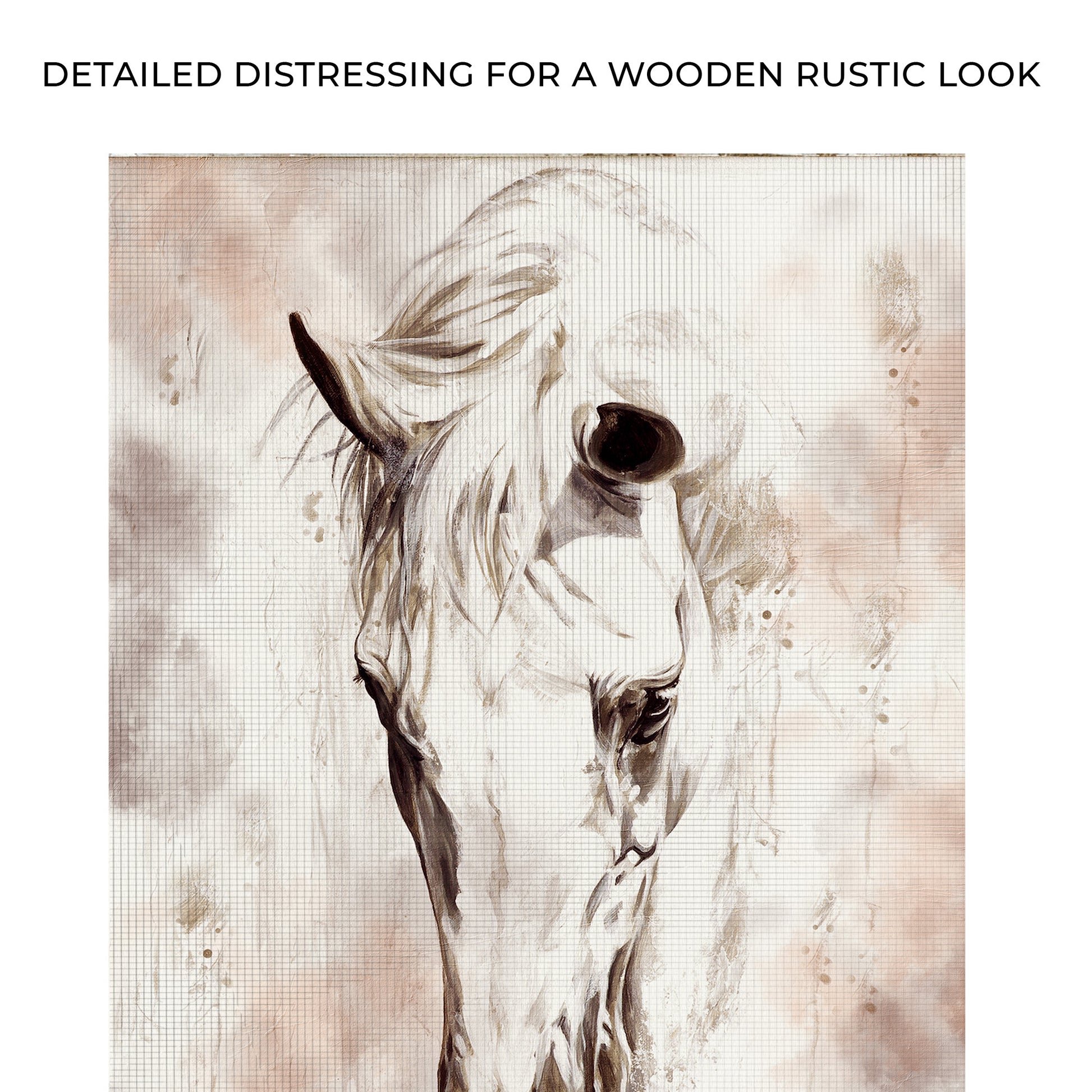 Sorrowful Horse Canvas Wall Art Zoom - Image by Tailored Canvases