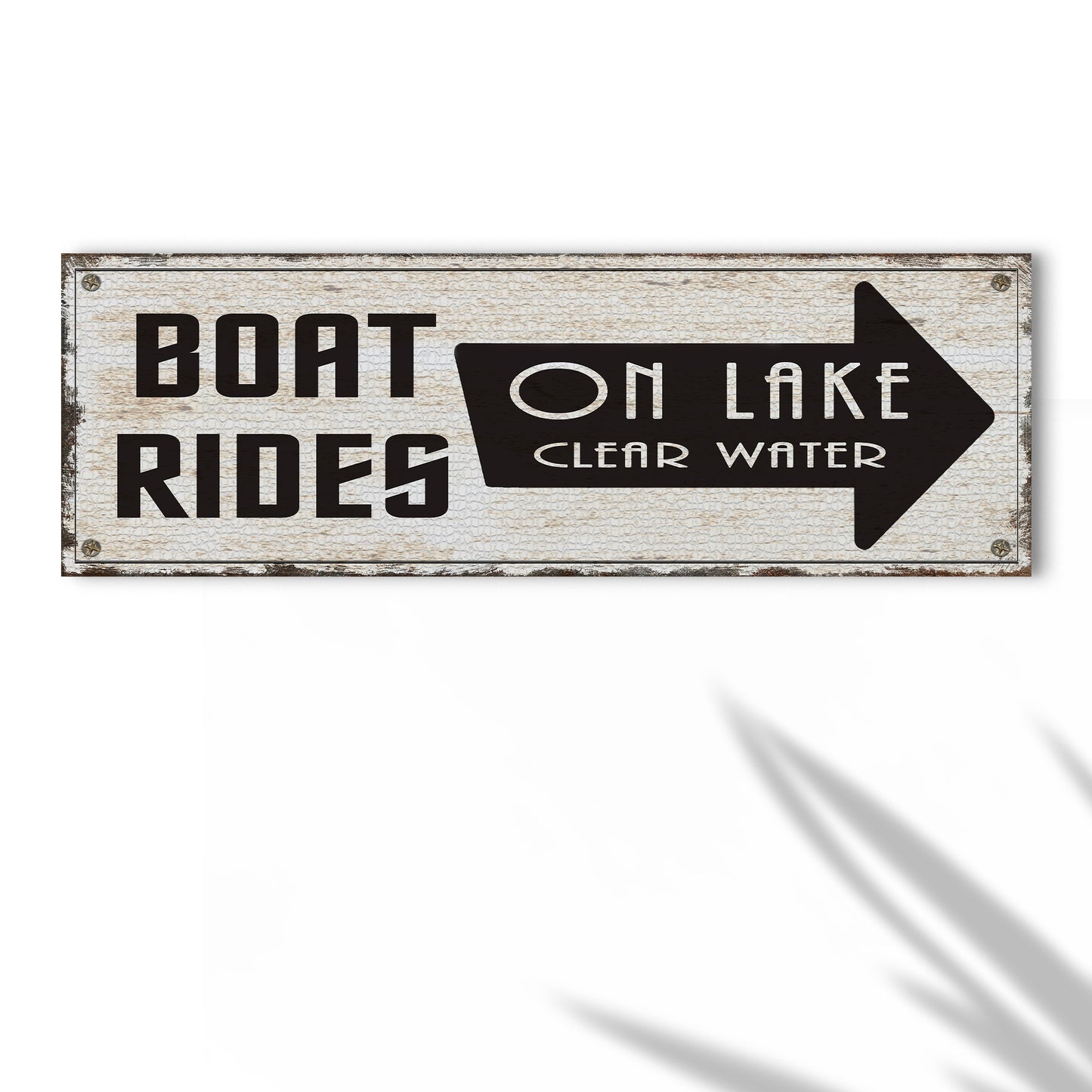 Boat Rides Sign Style 1 - Image by Tailored Canvases