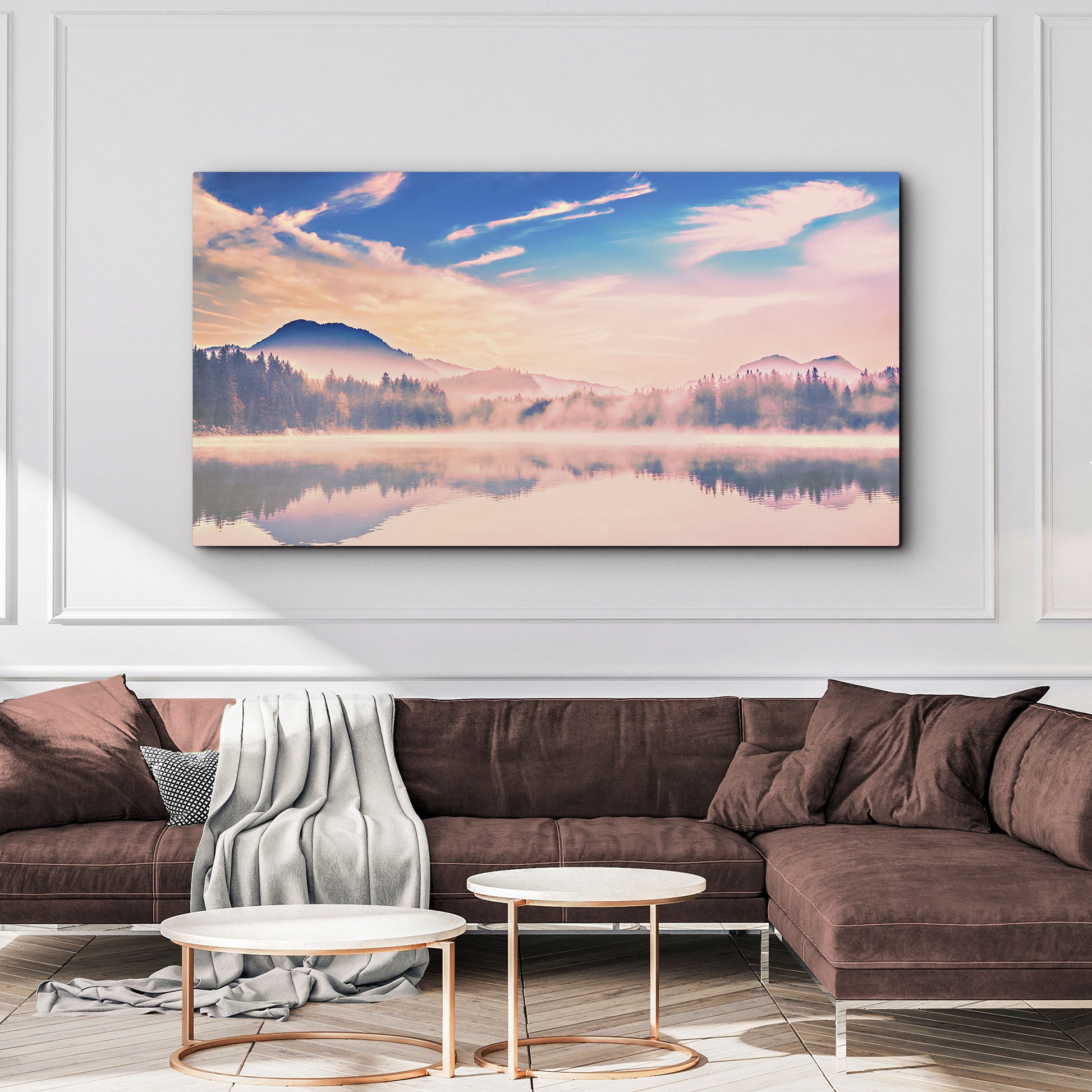 Misty Landscape Canvas Wall Art Style 2 - Image by Tailored Canvases