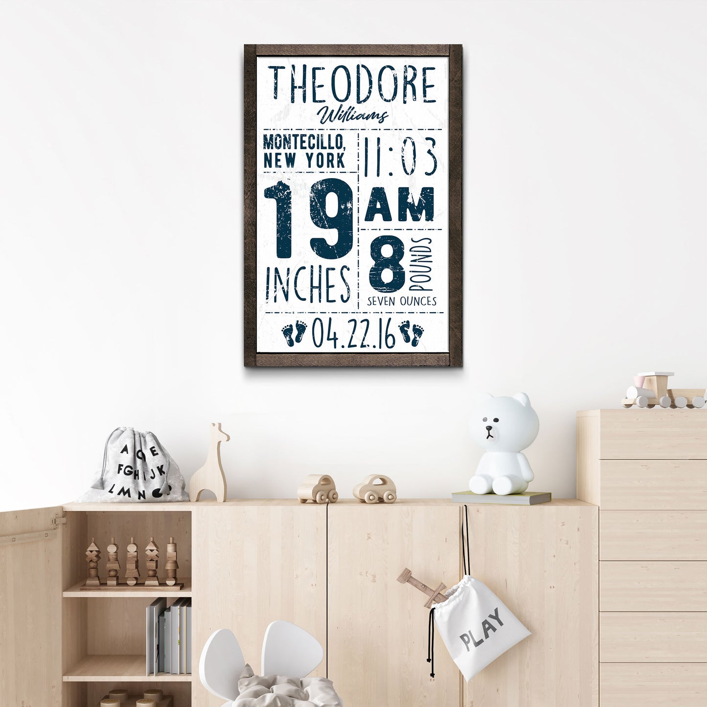 Kid Name Sign  - Image by Tailored Canvases
