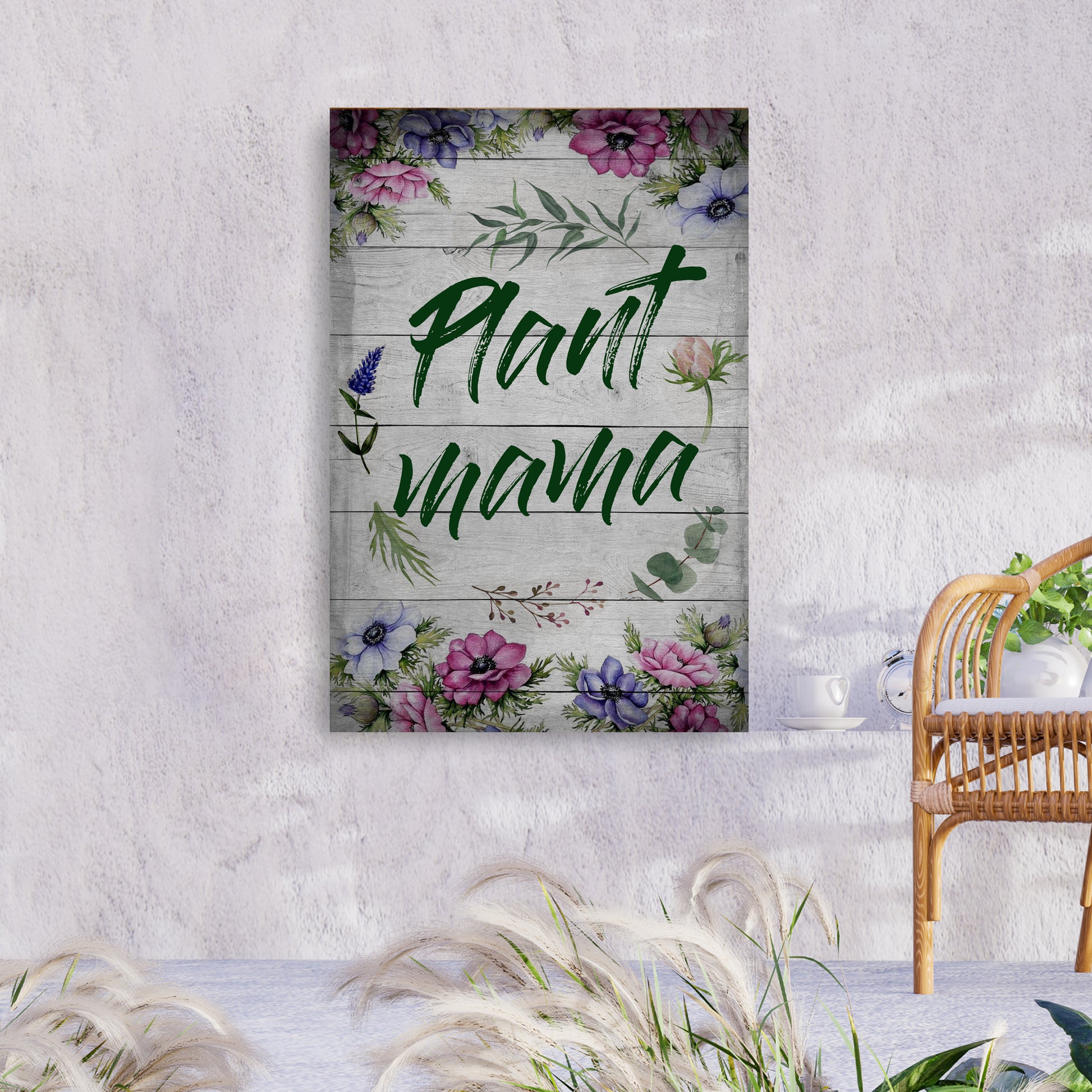 Plant Mama Botanical Sign Style 1 - Image by Tailored Canvases