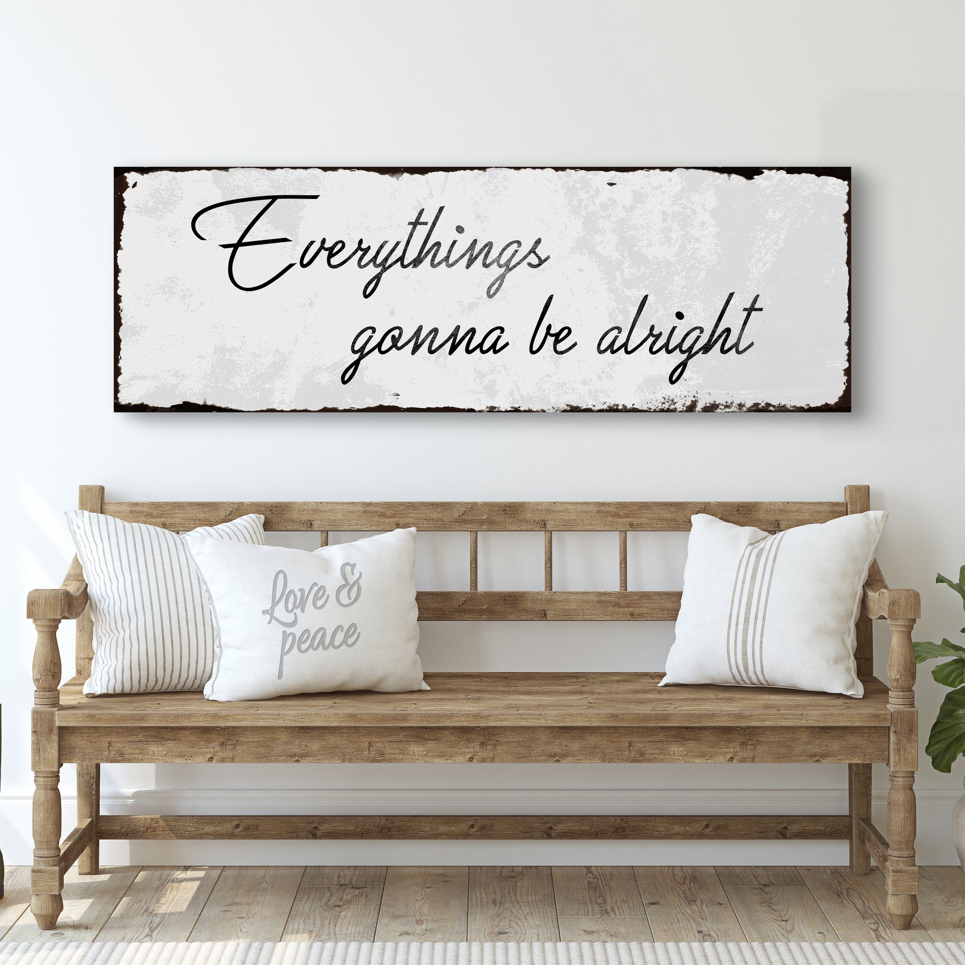 Everythings Gonna Be Alright Sign III - Image by Tailored Canvases