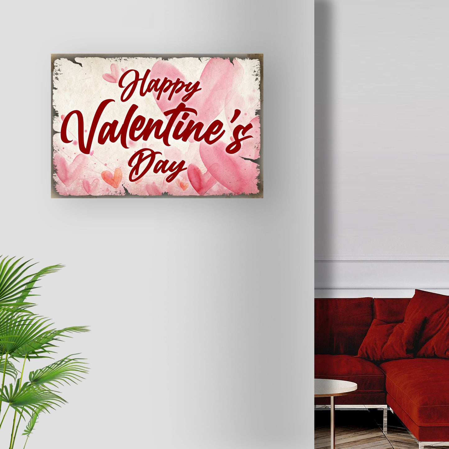 Valentine's Day Hearts Sign