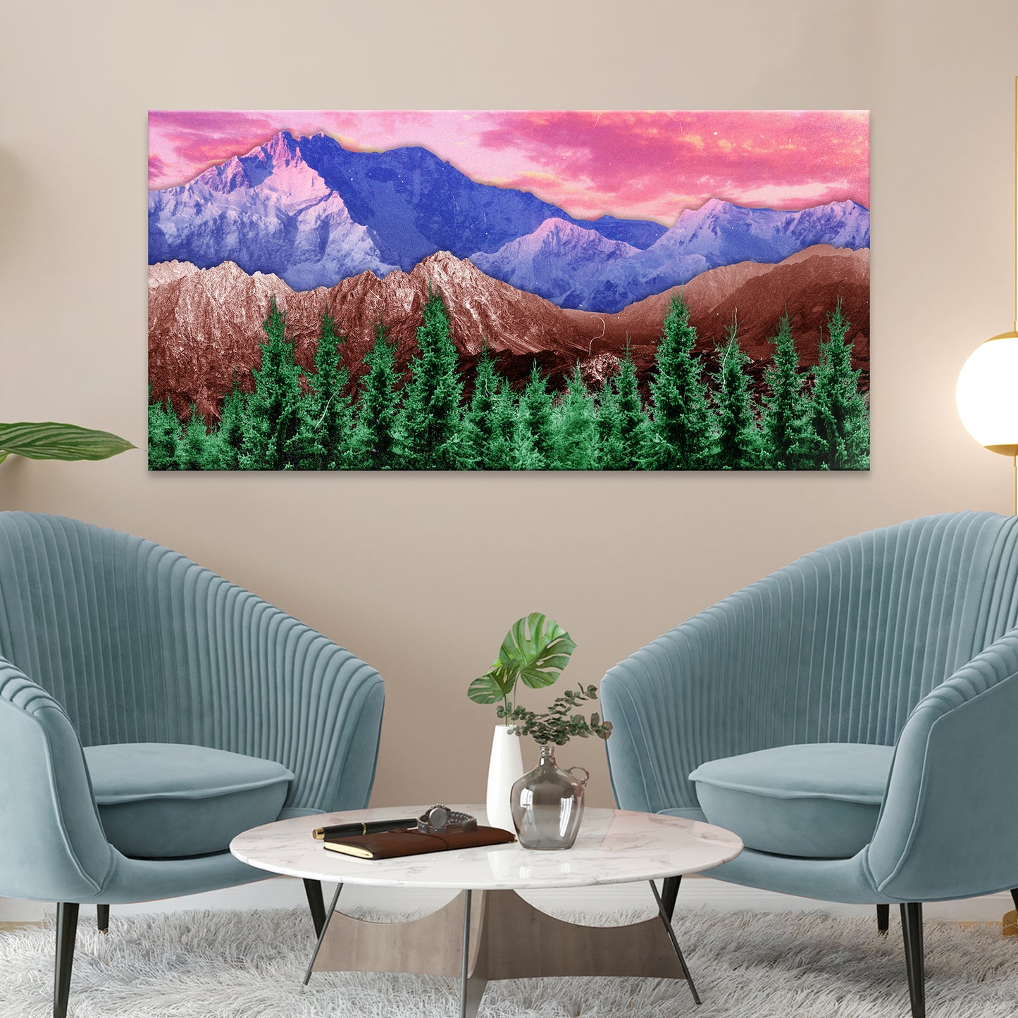 Happy Nature Canvas Wall Art Style 2 - Image by Tailored Canvases