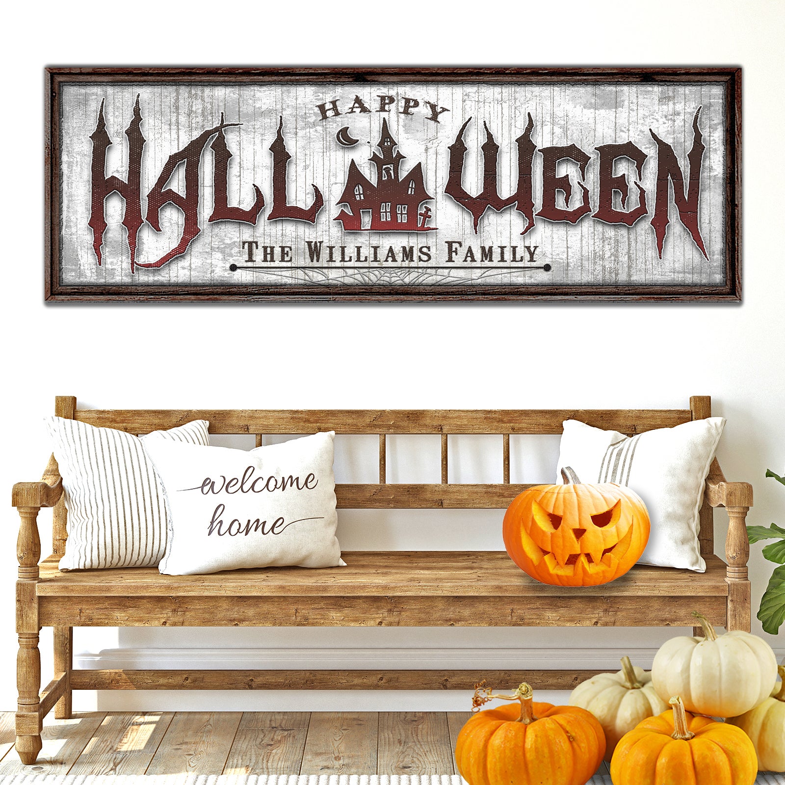 Happy Halloween Sign II - Image by Tailored Canvases