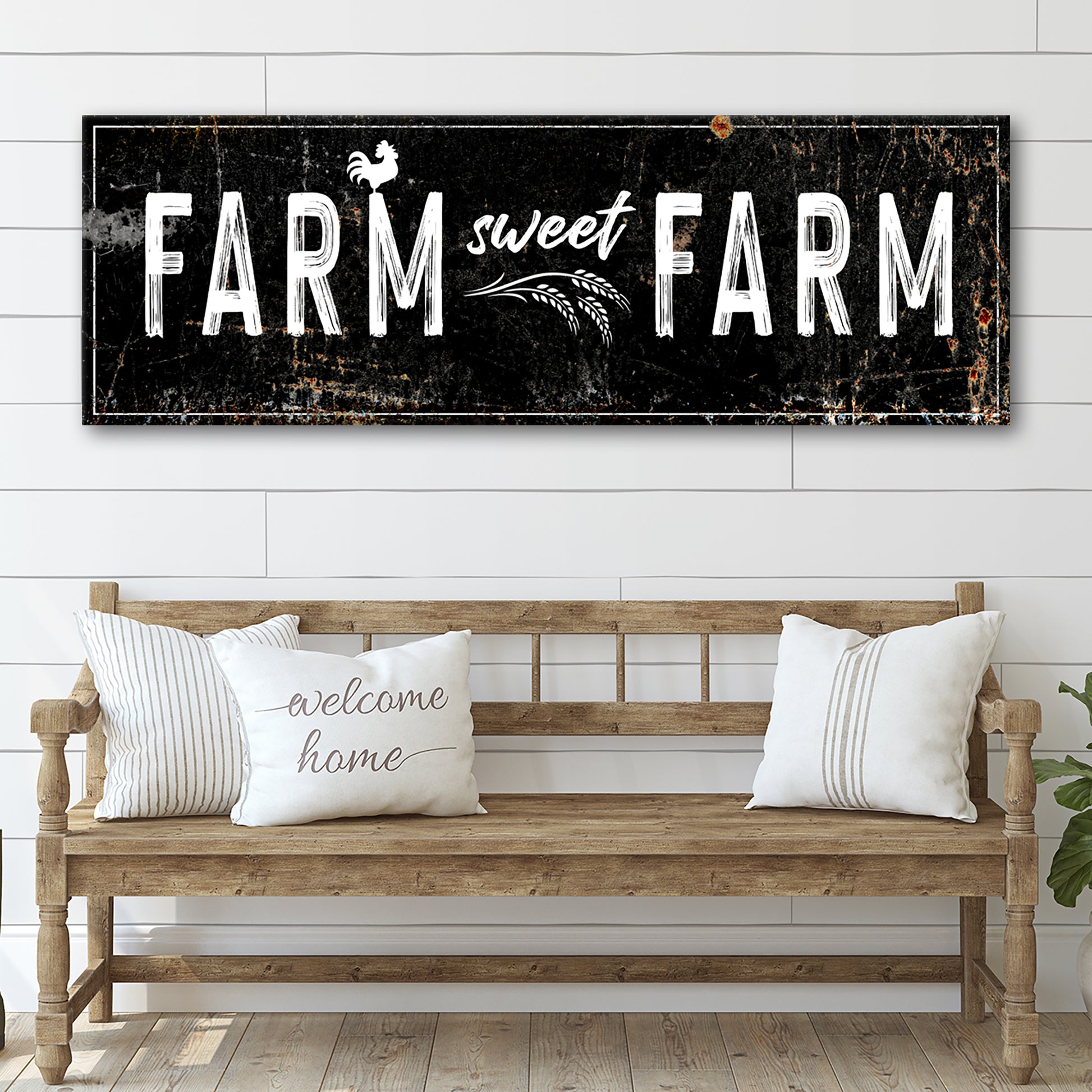 Farm Sweet Farm Sign Style 2 - Image by Tailored Canvases