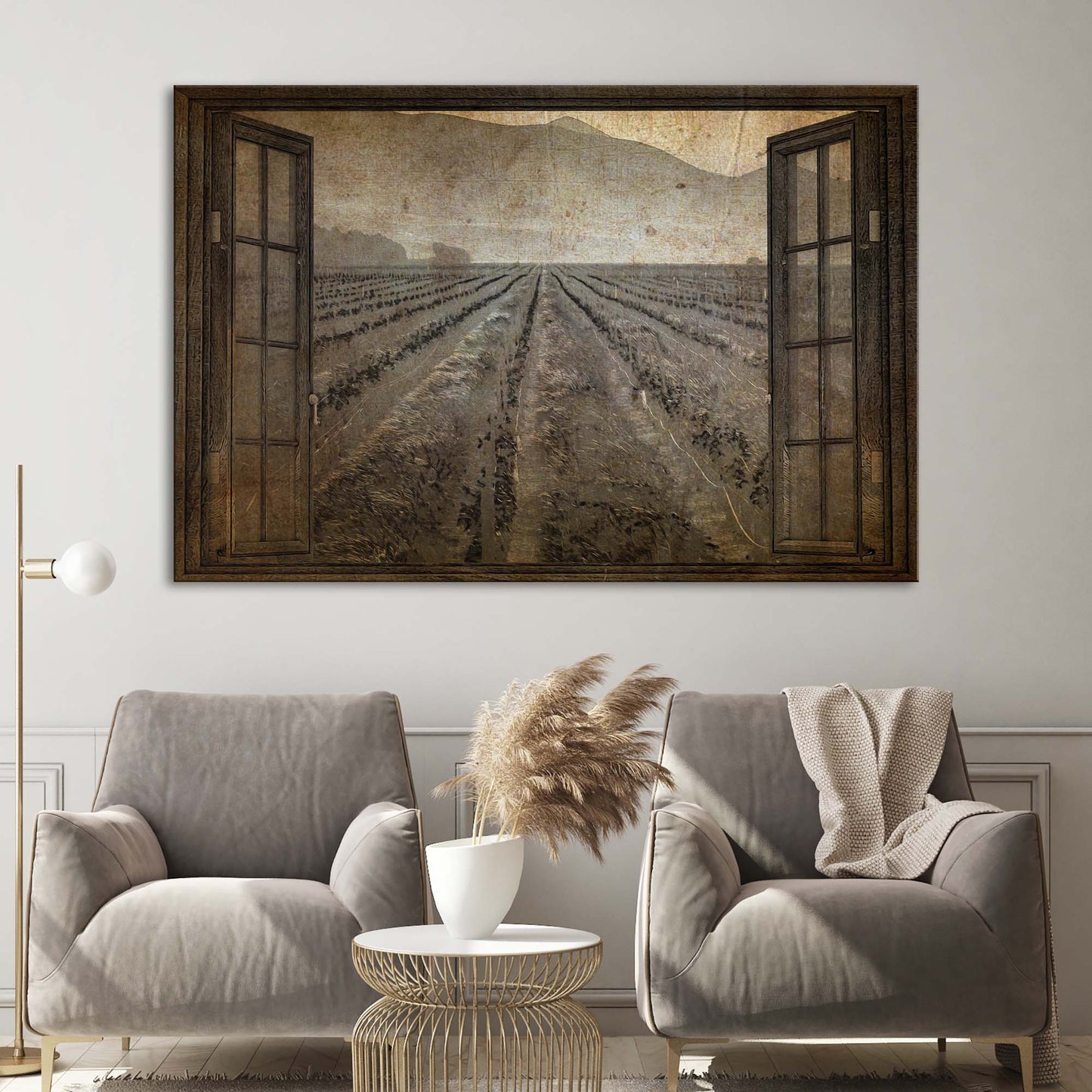 Vineyard Window Style 3 - Image by Tailored Canvases