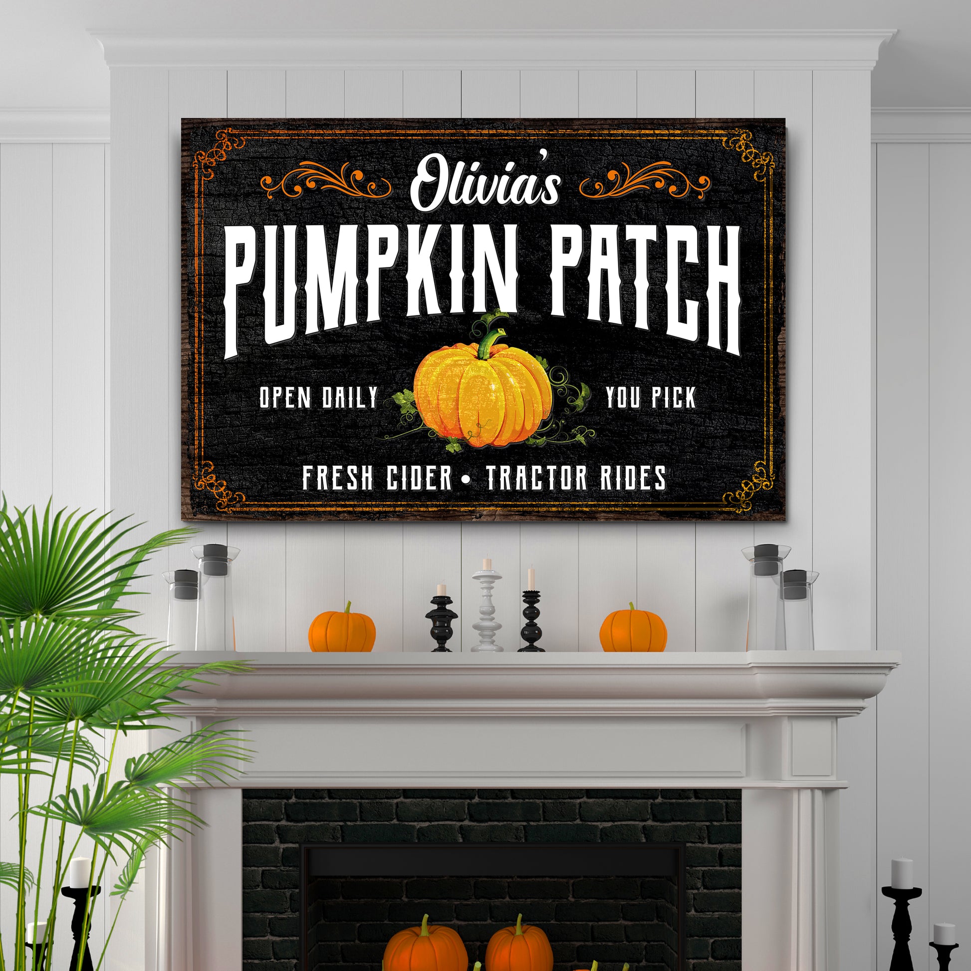 Pumpkin Patch Sign IV Style 2 - Image by Tailored Canvases