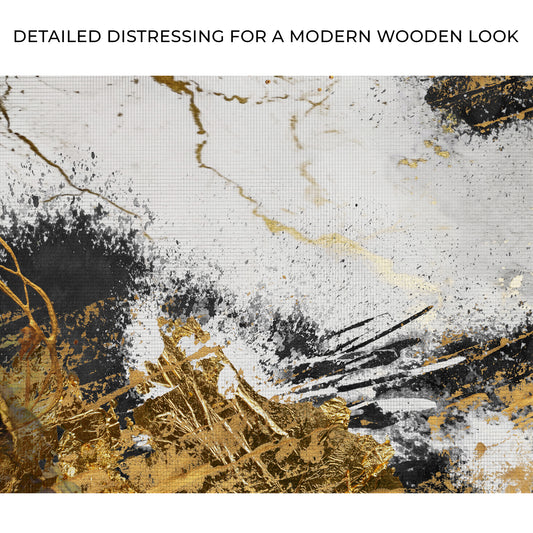 Sky Gold Abstract Painting Canvas Wall Art Zoom - Image by Tailored Canvases