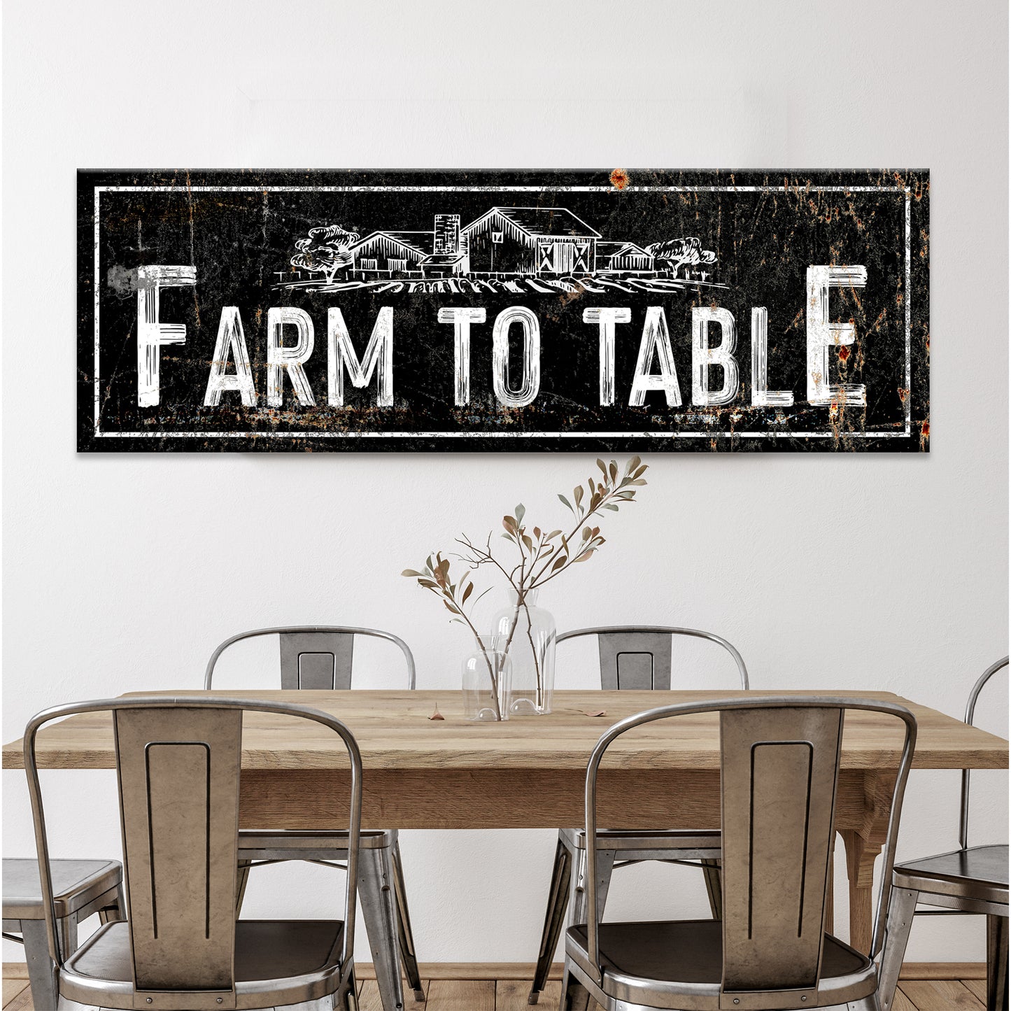Farm To Table Sign Style 2 - Image by Tailored Canvases