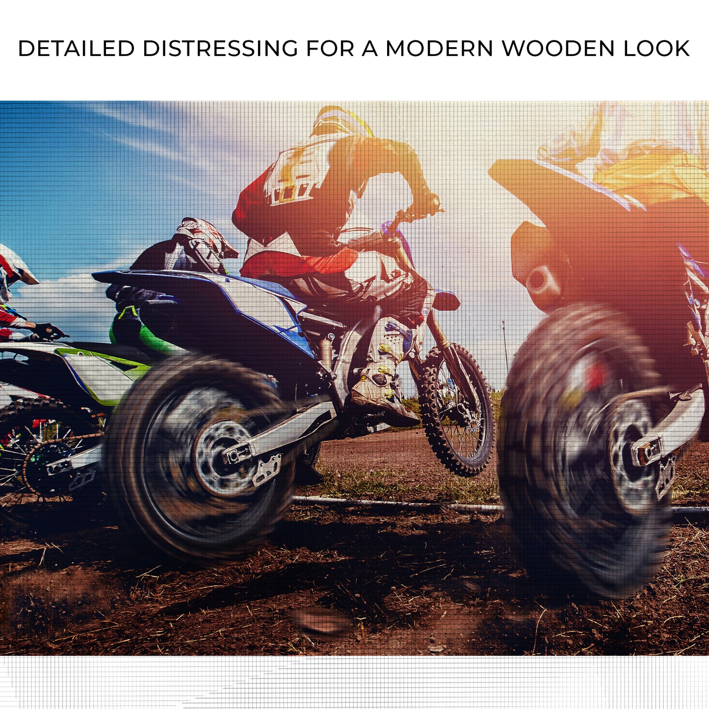 Motocross Race Canvas Wall Art Zoom - Image by Tailored Canvases