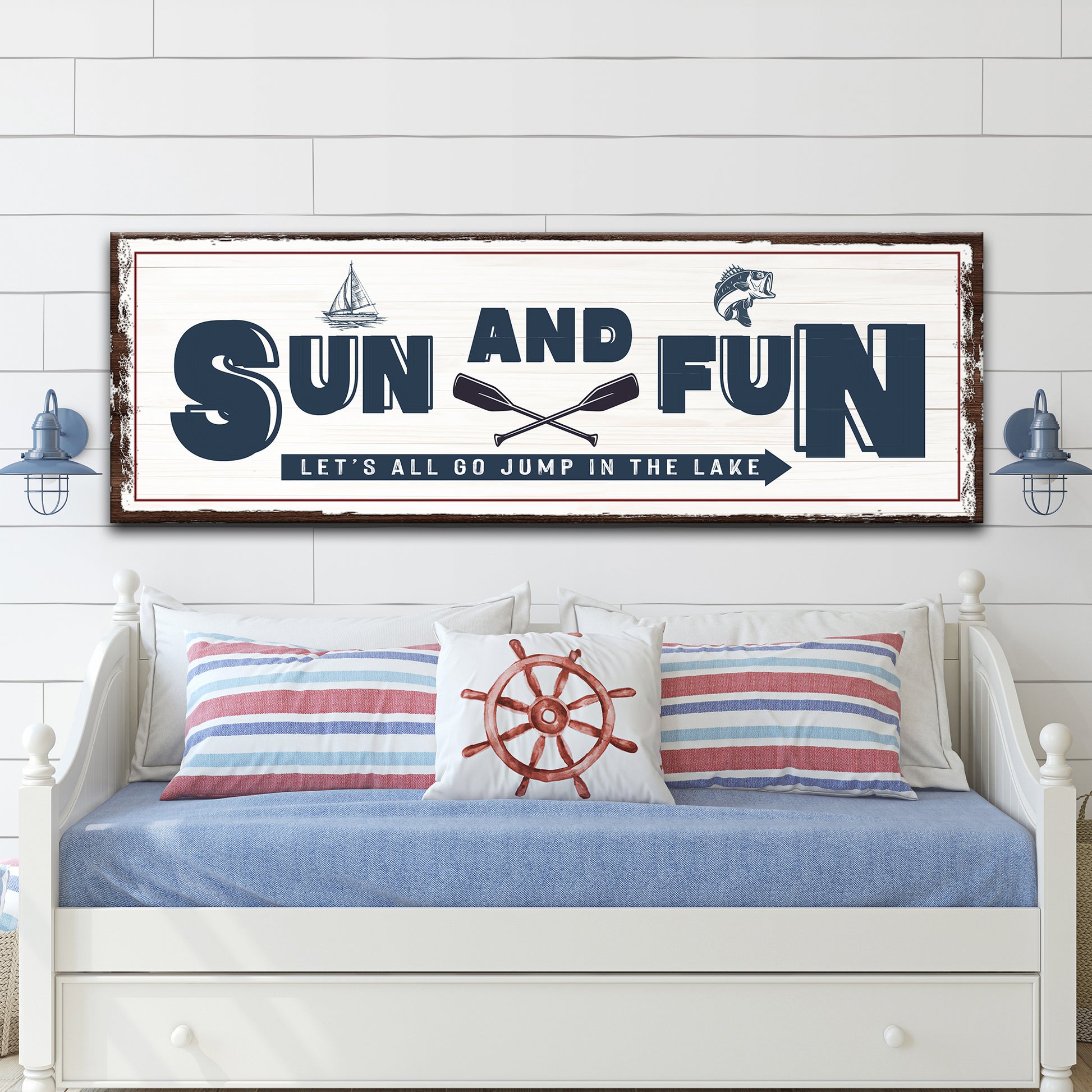 Sun and Fun Sign Style 3 - Image by Tailored Canvases