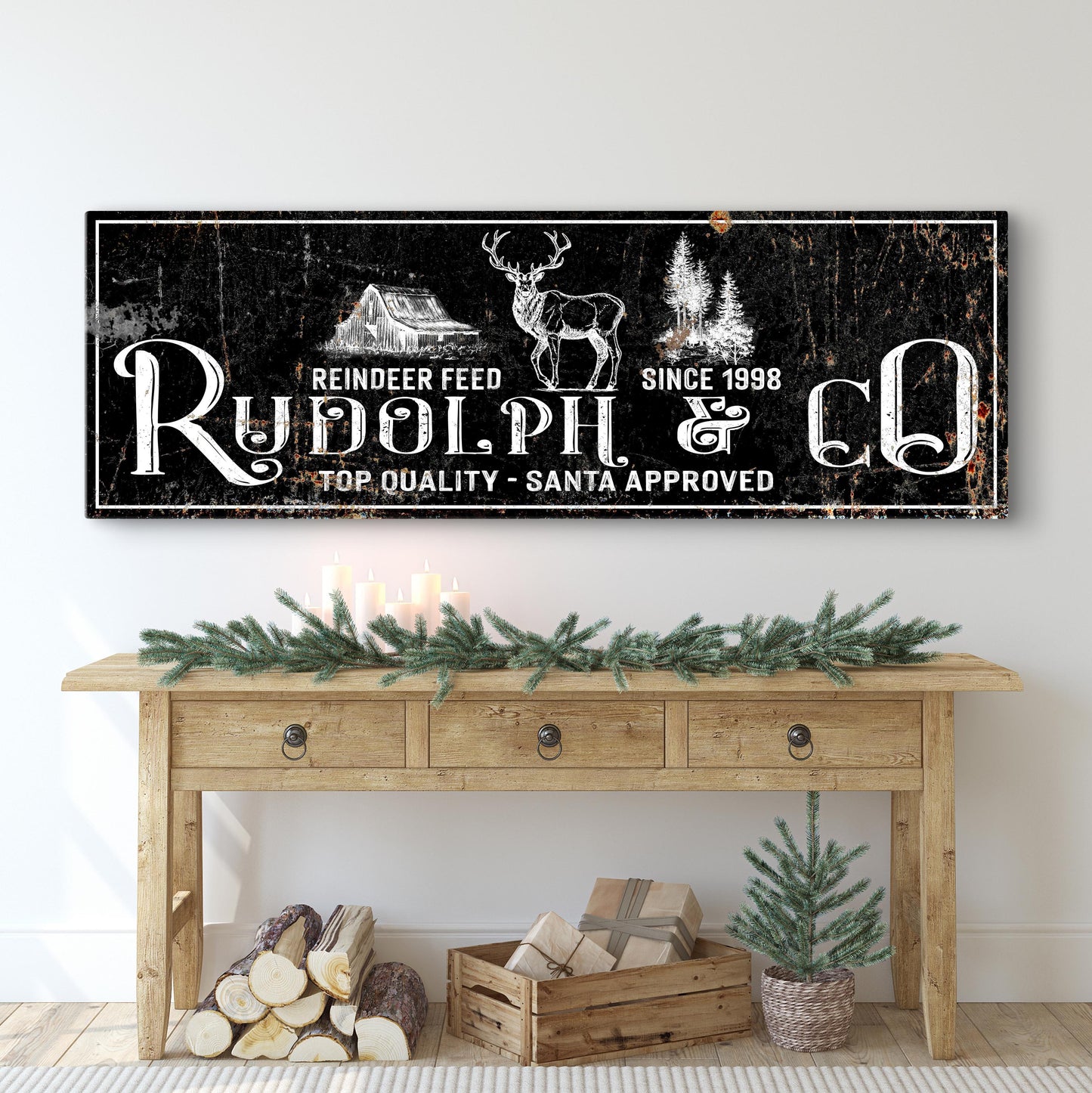 Rudolph and Co Sign Style 2 - Image by Tailored Canvases