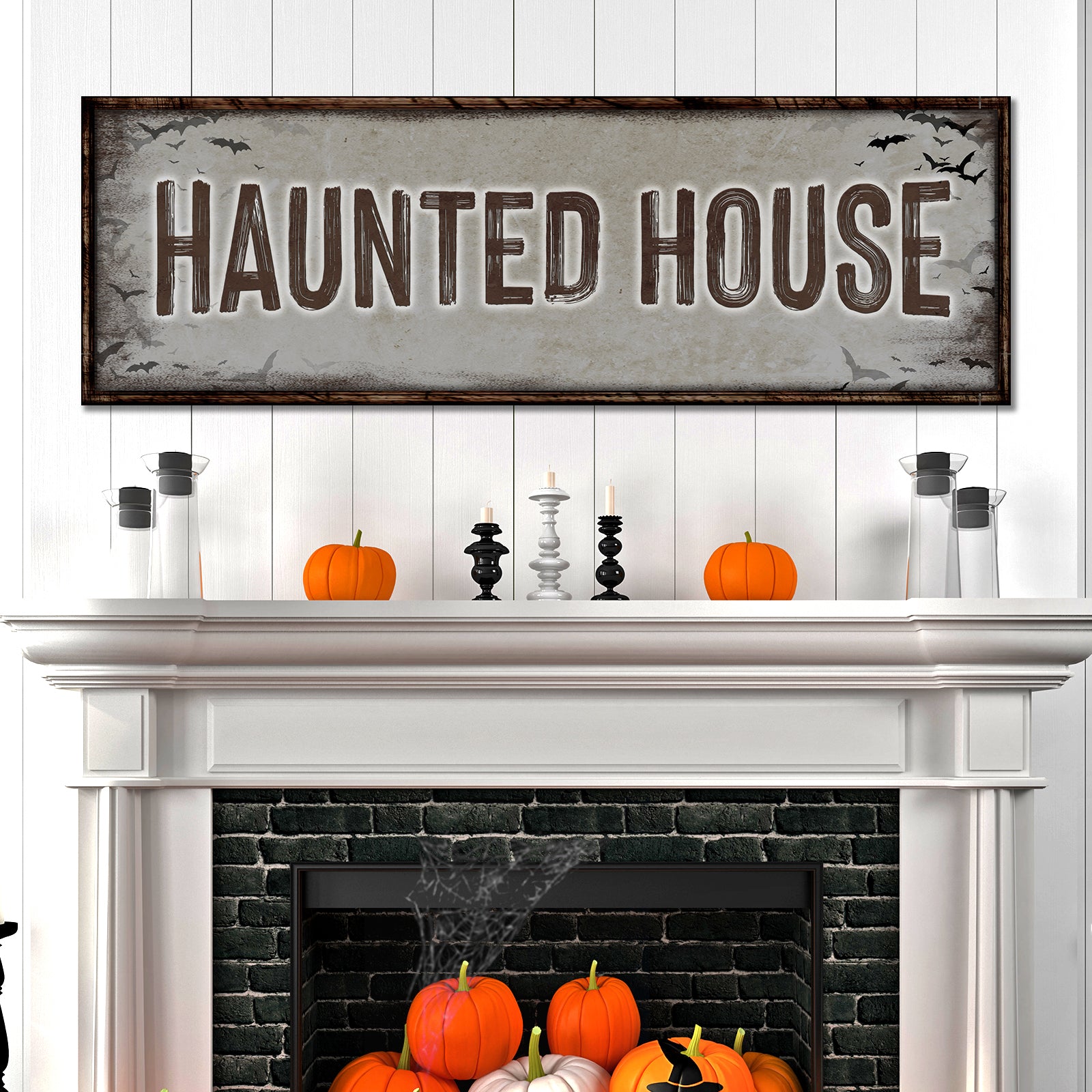 Haunted House Sign Style 2 - Image by Tailored Canvases