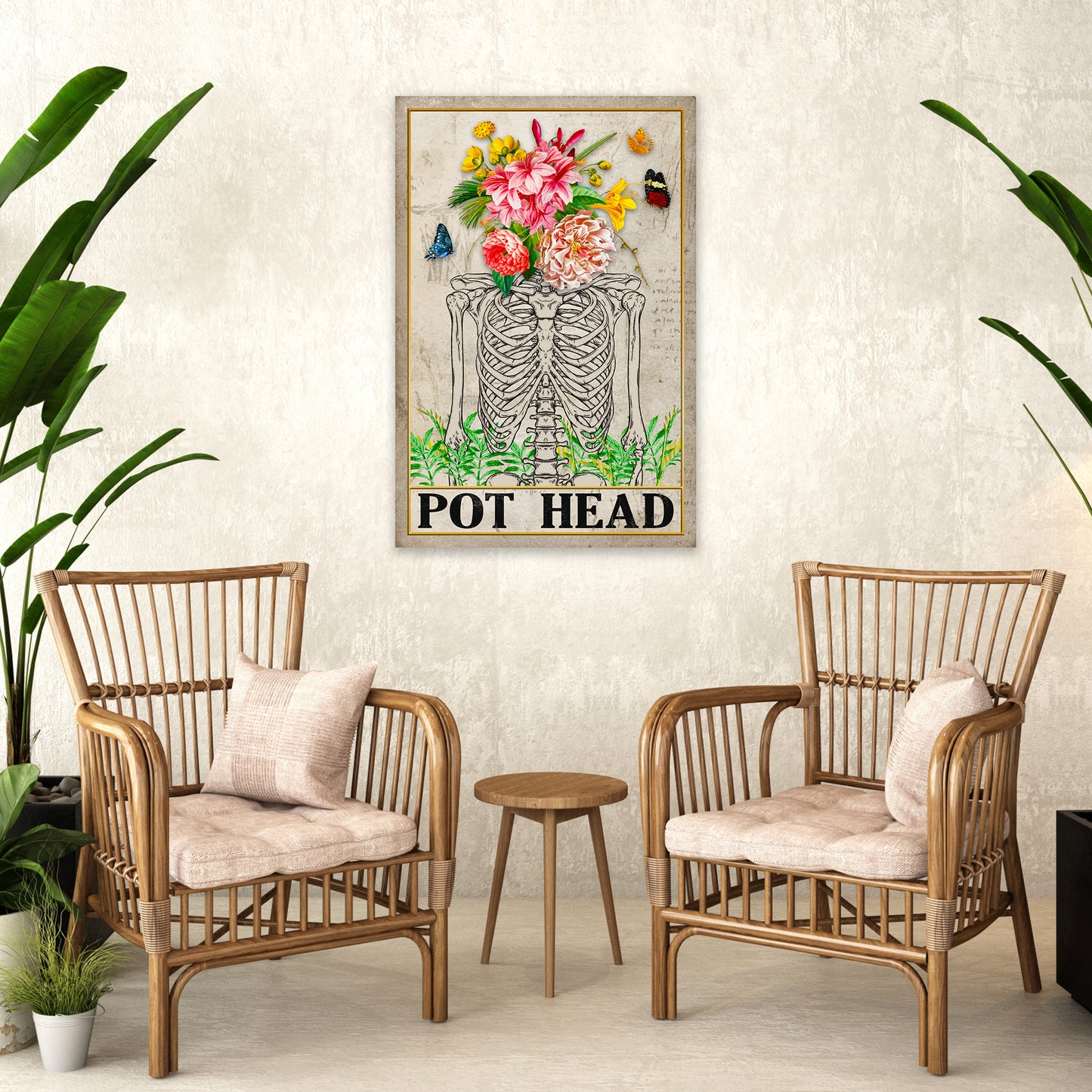 Pot Head Garden Sign II Style 1 - Image by Tailored Canvases