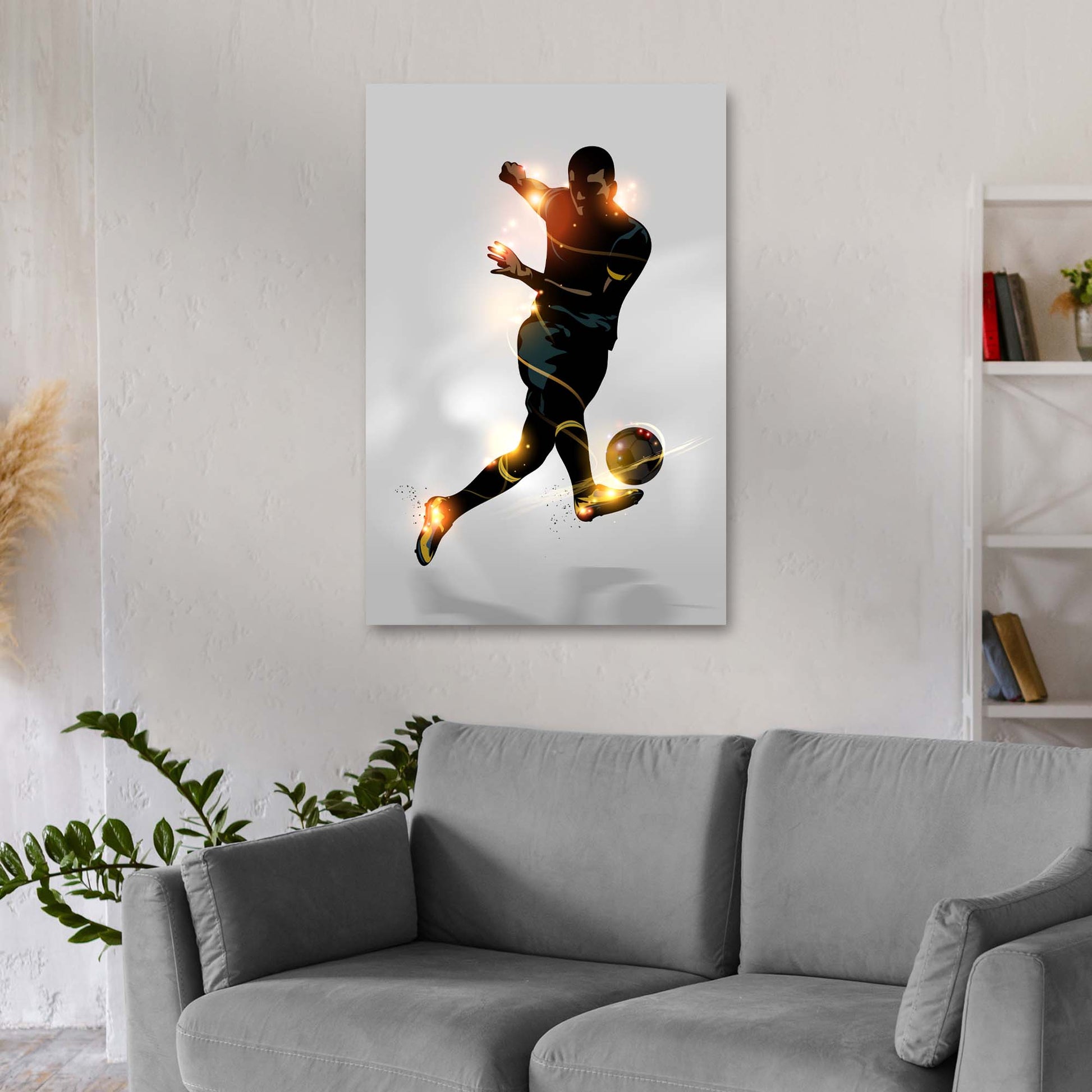 Soccer Player Canvas Wall Art - Image by Tailored Canvases