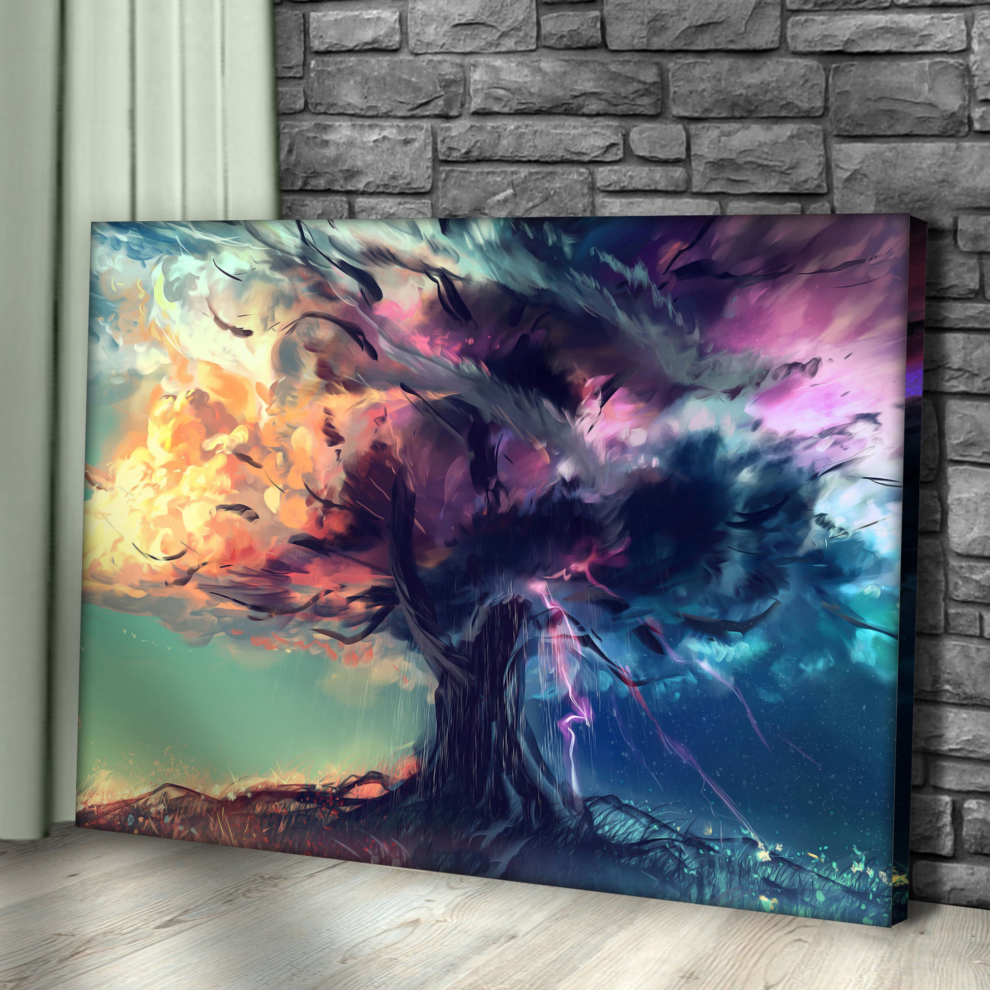 Mysterious Tree Of Life Canvas Wall Art Style 1 - Image by Tailored Canvases