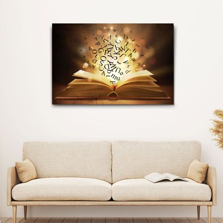 Decor Elements Book Magical Canvas Wall Art - Tailored Canvases