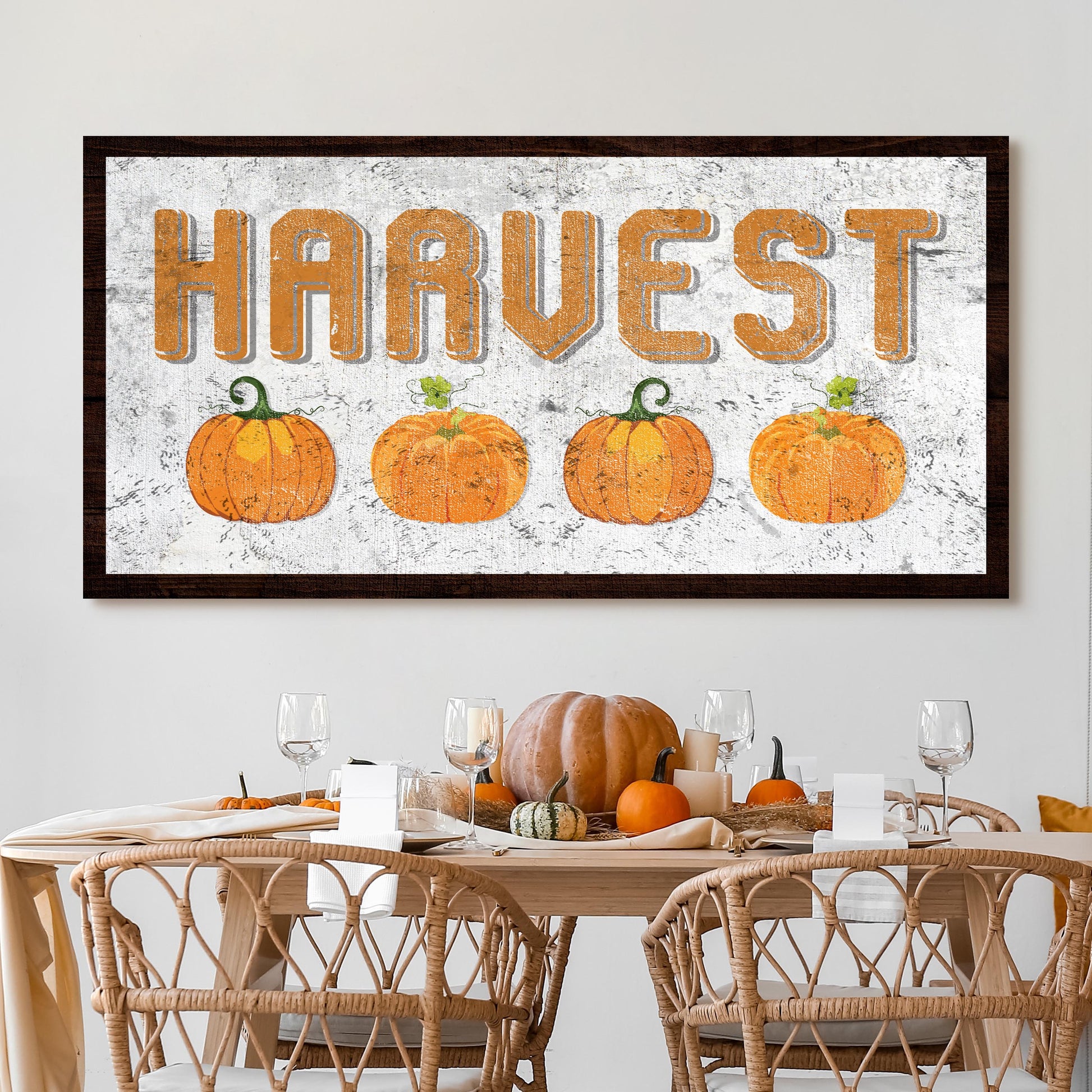 Harvest Thanksgiving Sign - Image by Tailored Canvases