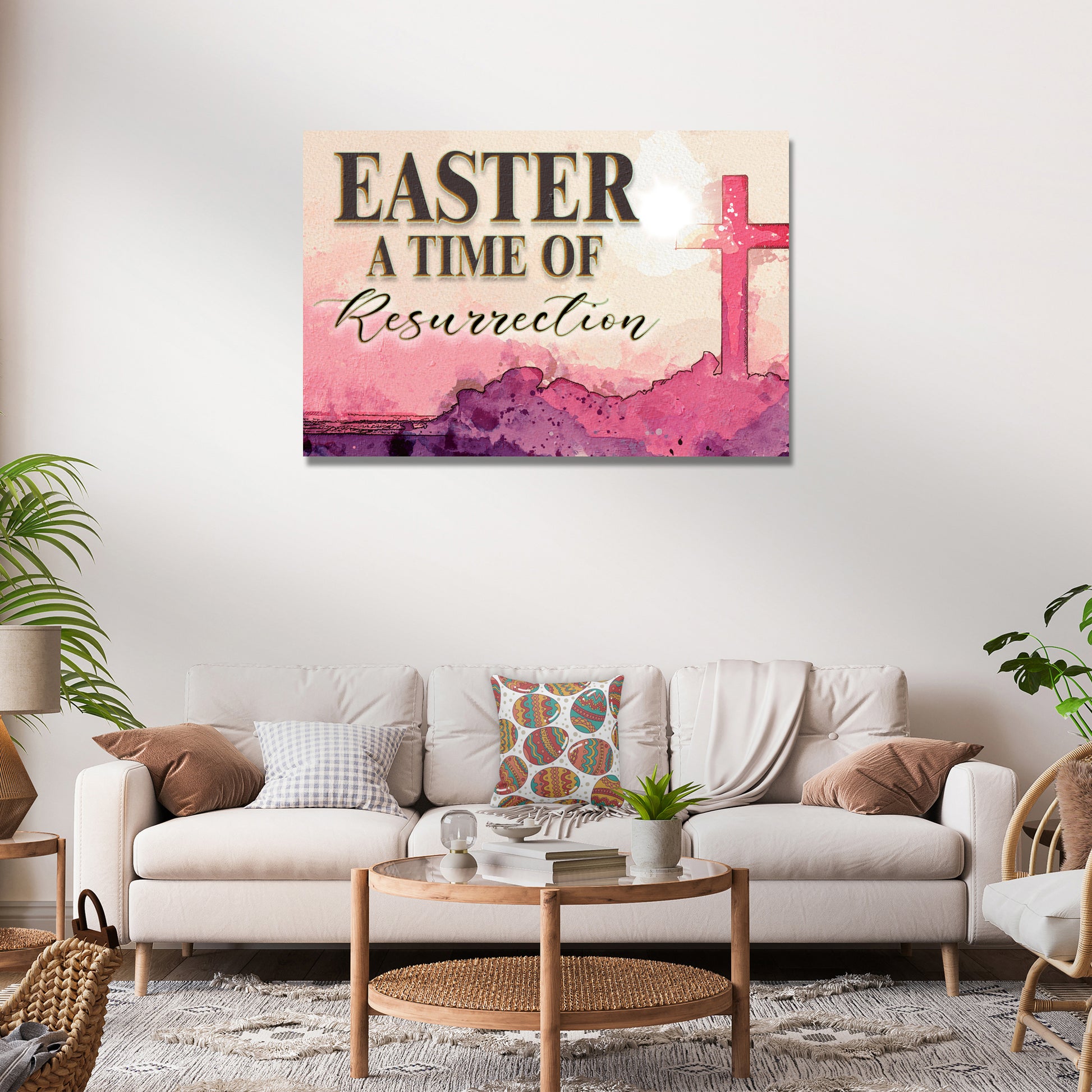Easter, A Time Of Resurrection Sign - Image by Tailored Canvases 
