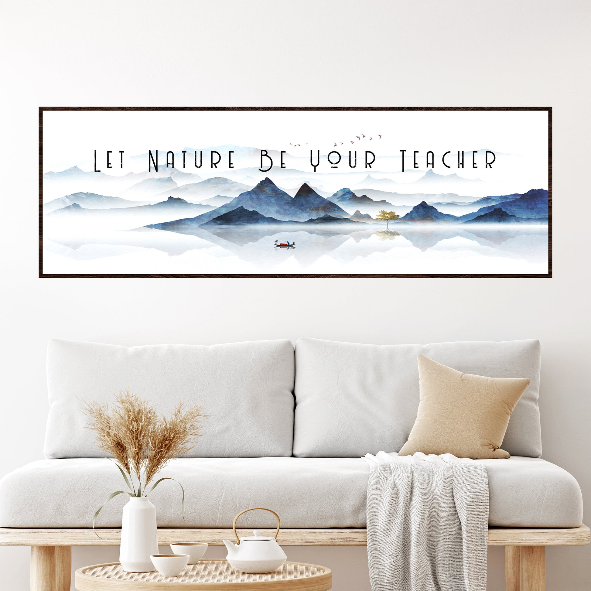 Let Nature Be Your Teacher Sign Style 3 - Image by Tailored Canvases