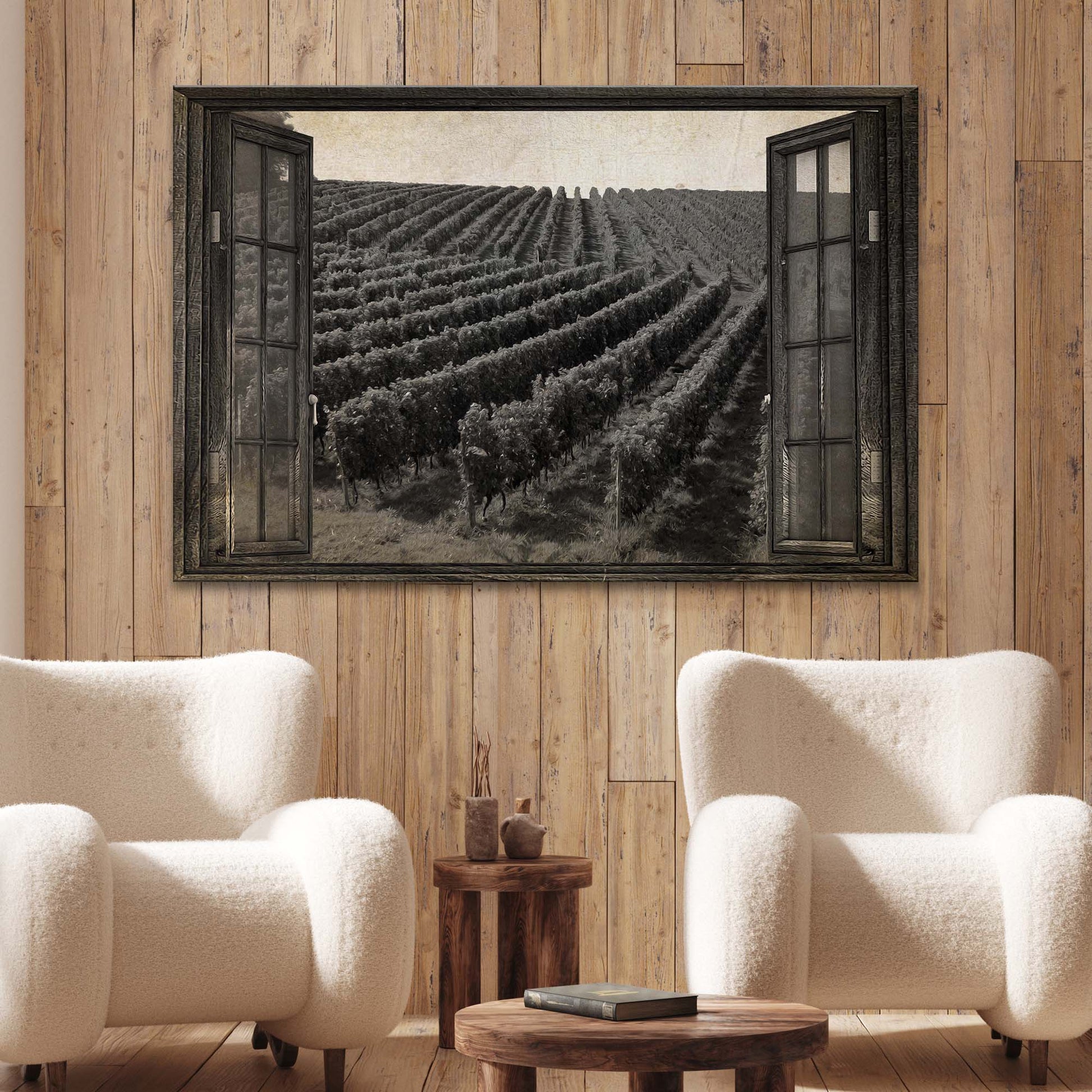 Vineyard Window II Style 3 - Image by Tailored Canvases