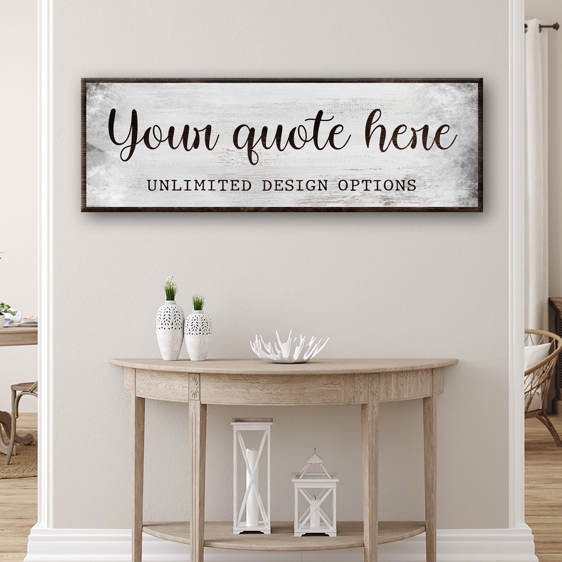 Custom Quote Sign - Image by Tailored Canvases