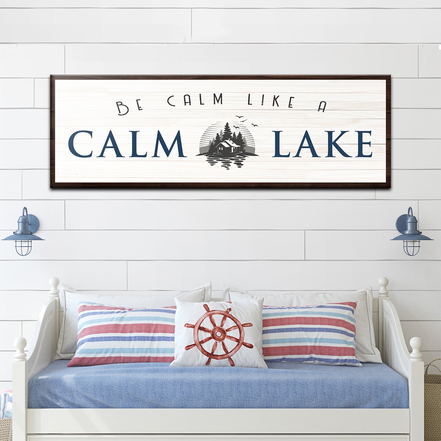 Calm Lake Sign Style 3 - Image by Tailored Canvases