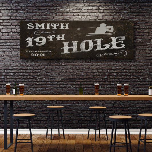 19th Hole Sign Style 3 - Image by Tailored Canvases