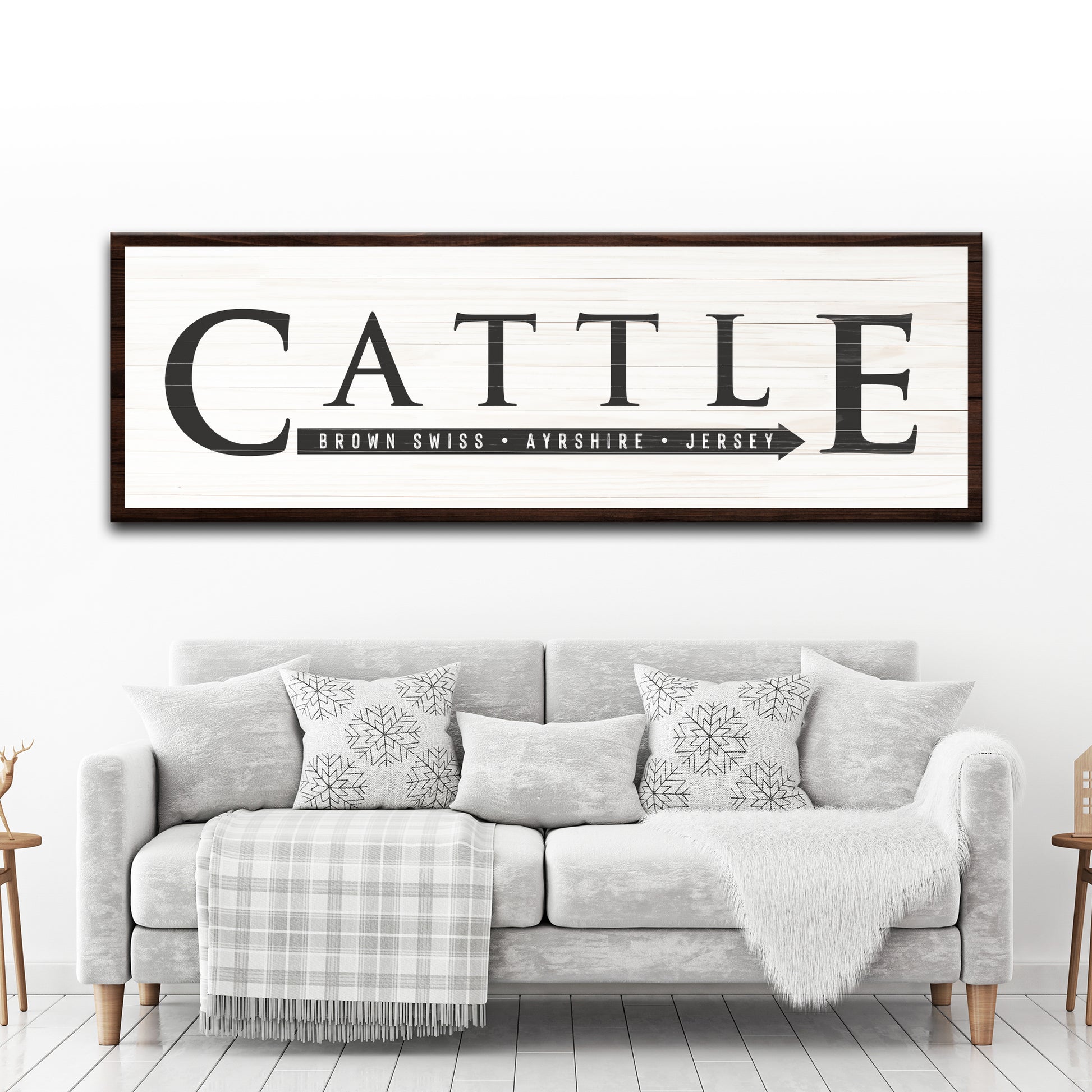 Cattle Arrow Sign Style 3 - Image by Tailored Canvases