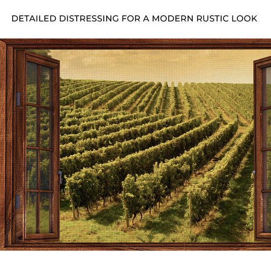 Vineyard Window II Zoom - Image by Tailored Canvases