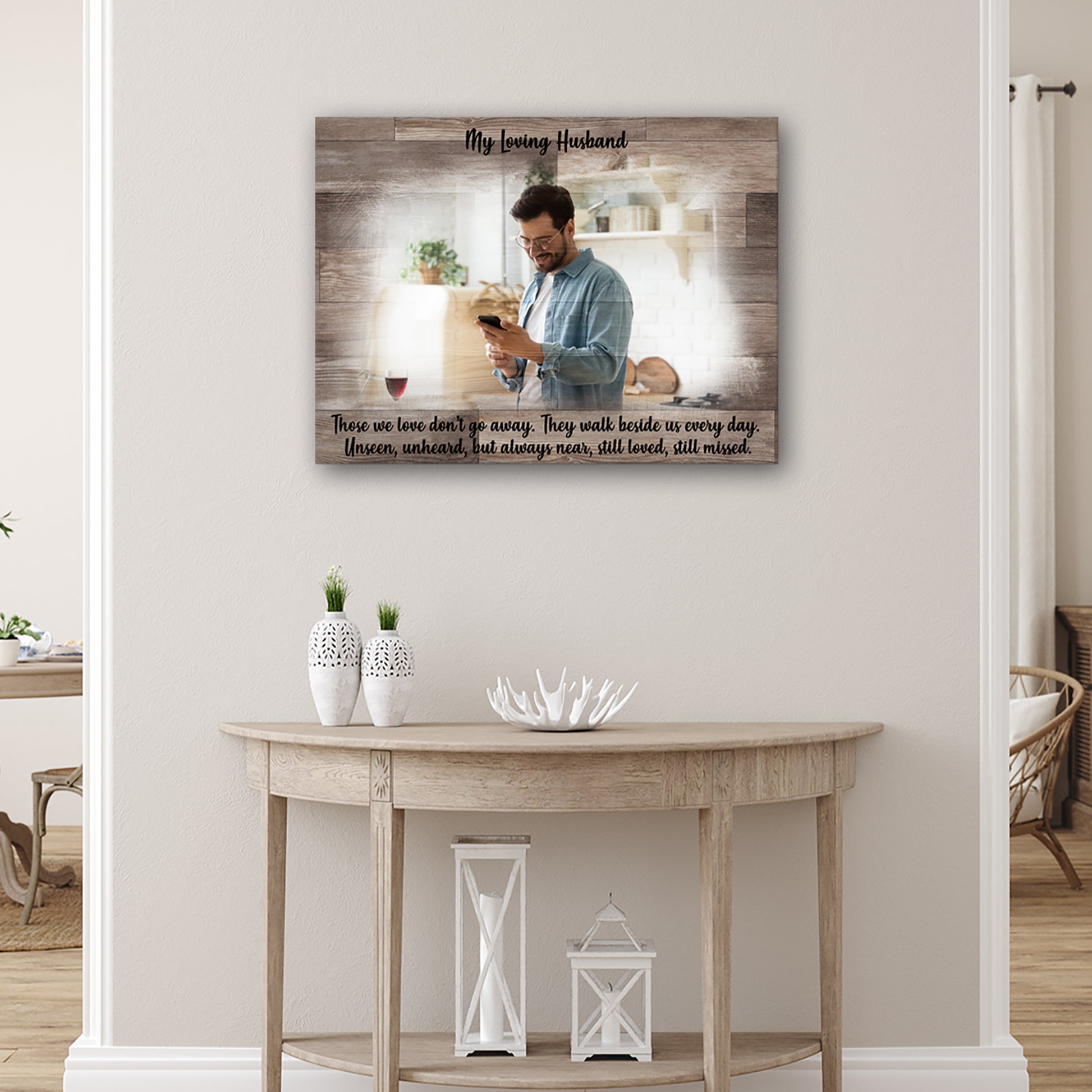 Loved Ones Snapshot Sign Style 1 - Image by Tailored Canvases