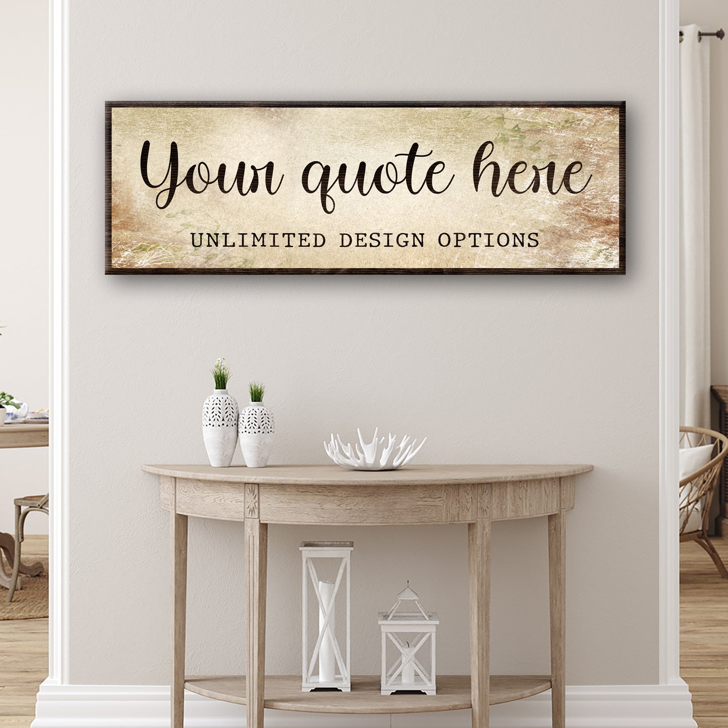 Custom Quote Sign Style 2 - Image by Tailored Canvases