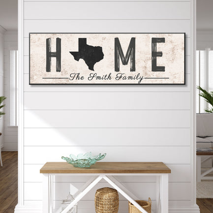Texas Home Sign - Image by Tailored Canvases