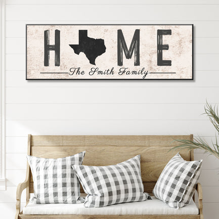Texas Home Sign - Image by Tailored Canvases