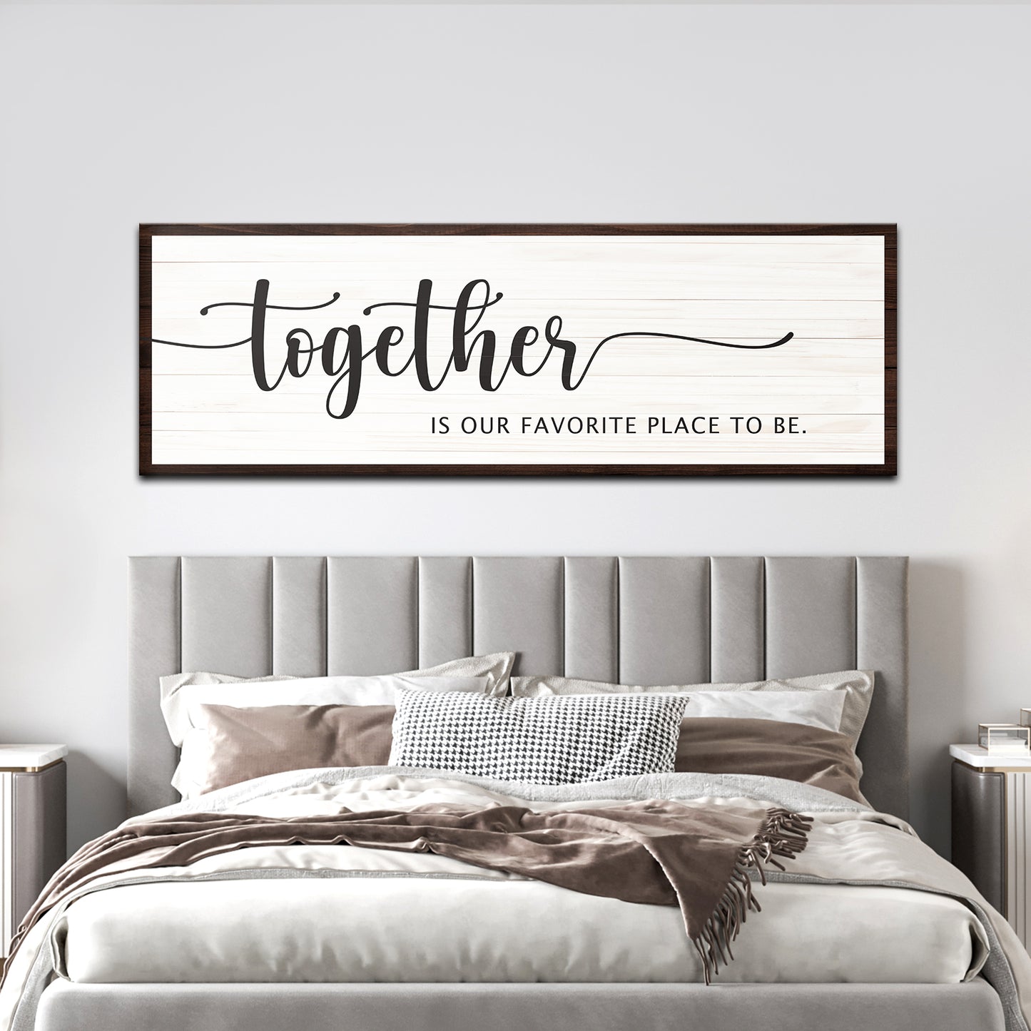 Together is our place to be Sign Style 2 - Image by Tailored Canvases