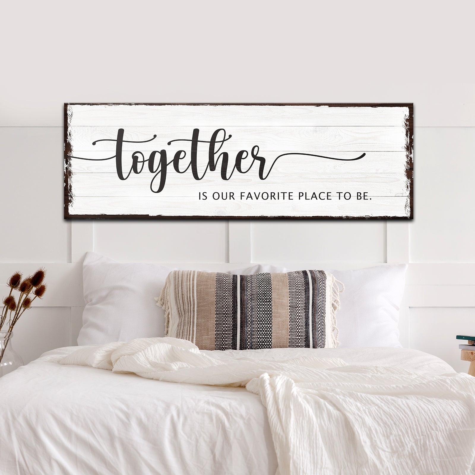 Together is our place to be Sign Style 1 - Image by Tailored Canvases
