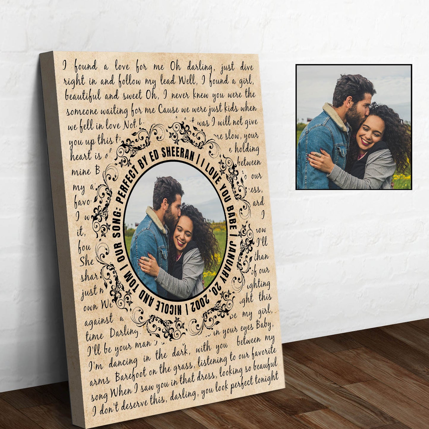 Our Couple Song Sign - Image by Tailored Canvases