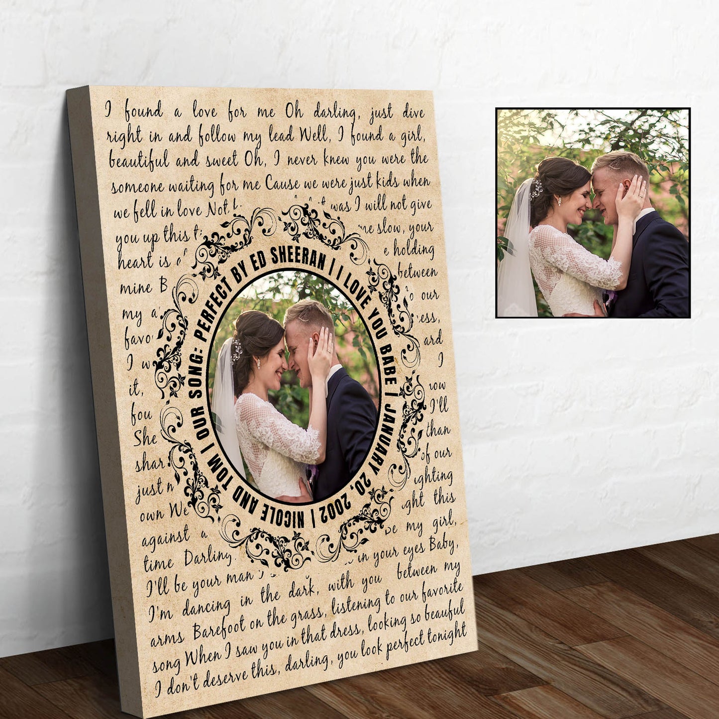 Our Couple Song Sign Style 2 - Image by Tailored Canvases