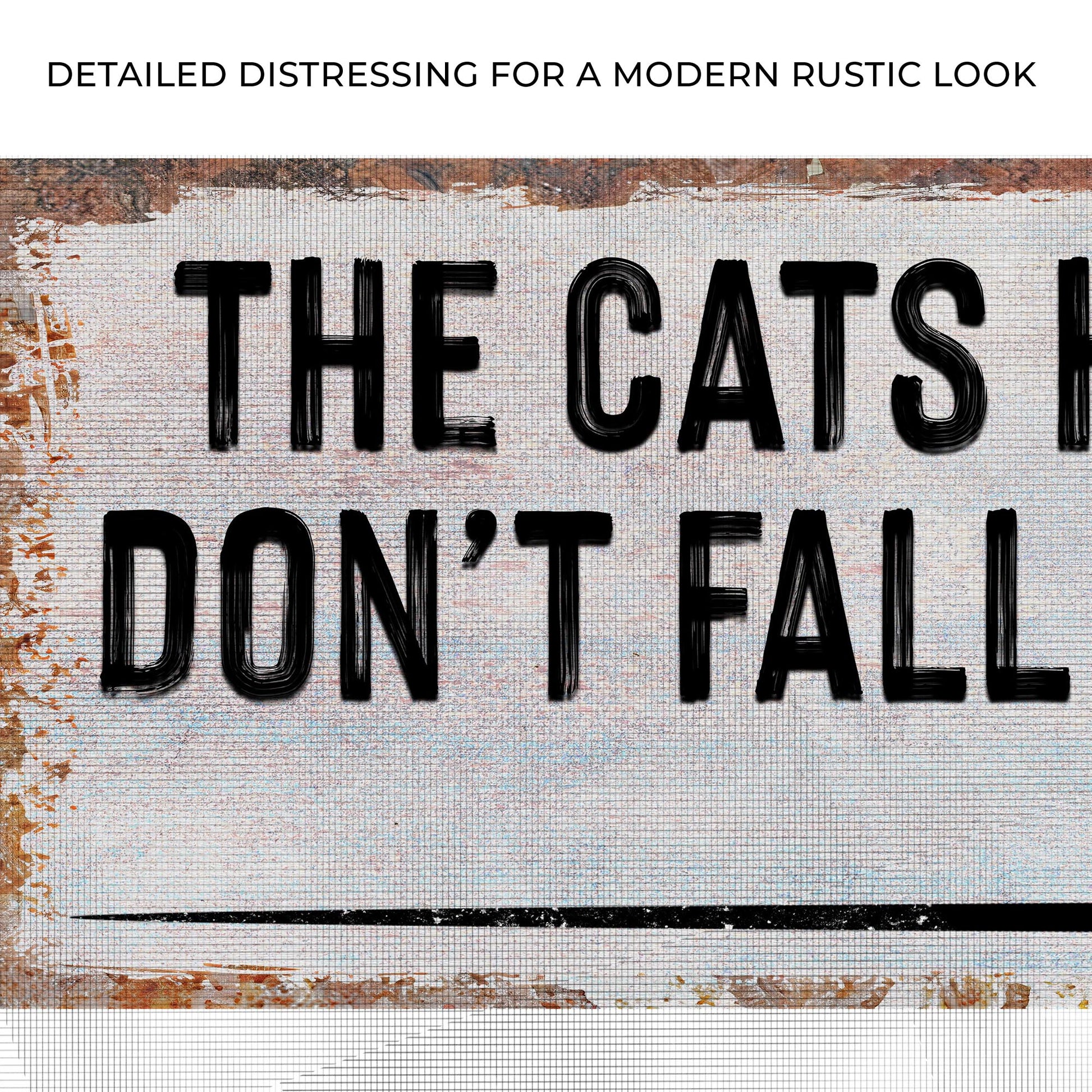 The Cats Have Been Fed Don't Fall For Their Lies Sign Zoom - Image by Tailored Canvases