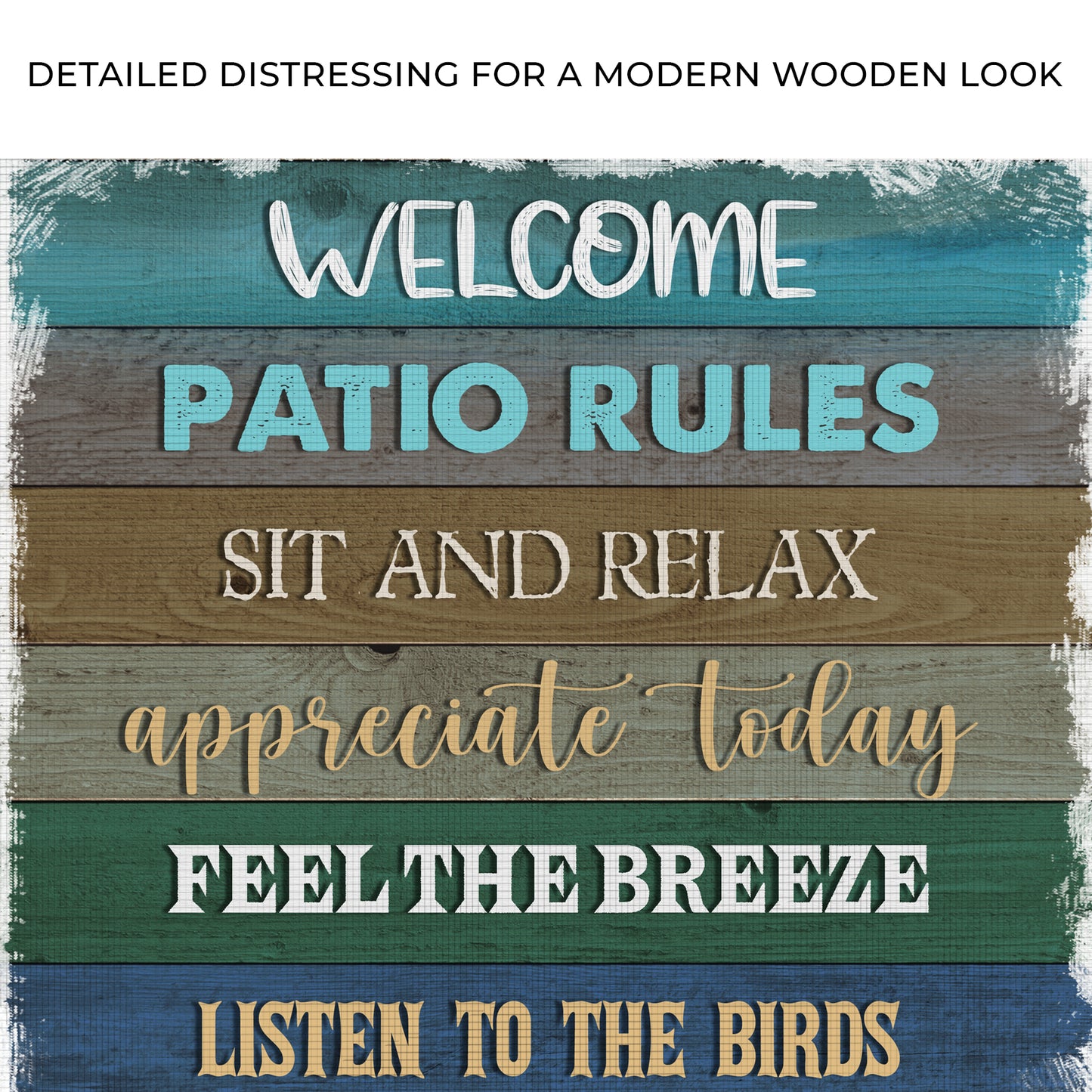 Patio Rules Sign Zoom - Image by Tailored Canvases