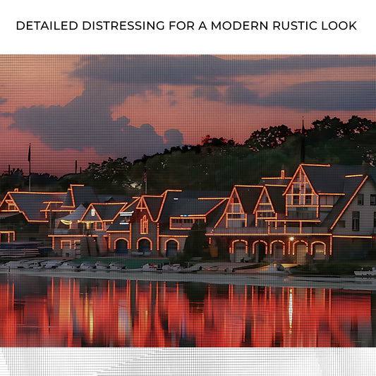 Houses Philadelphia Boathouse Row Canvas Wall Art Style 2 - Image by Tailored Canvases