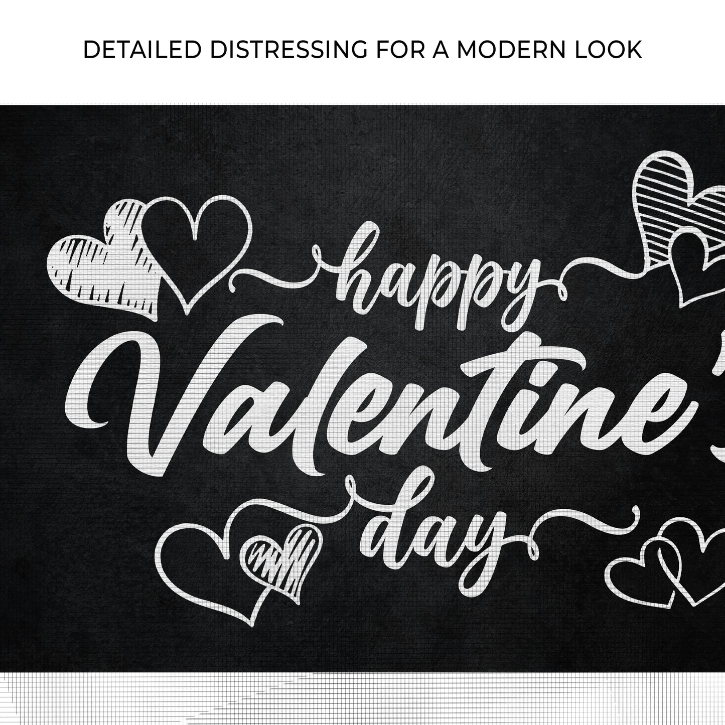 Valentine's Day Script Sign Zoom - Image by Tailored Canvases