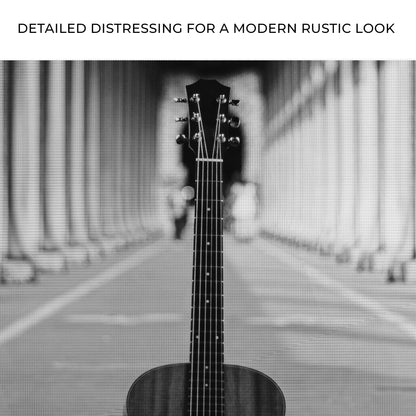 Guitar Monochrome Canvas Wall Art Zoom - Image by Tailored Canvases