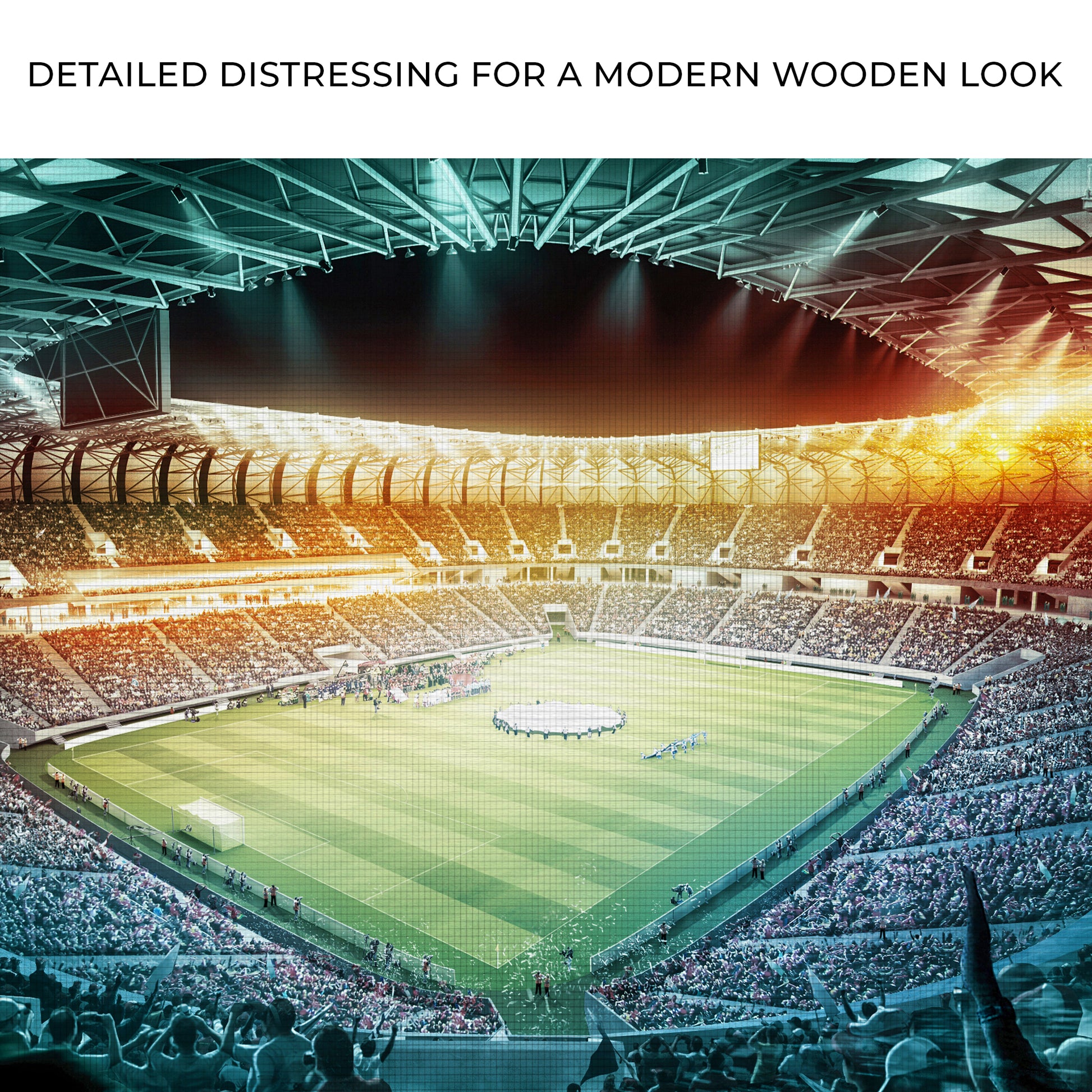 Stadium Soccer Full Packed Canvas Wall Art Zoom - Image by Tailored Canvases