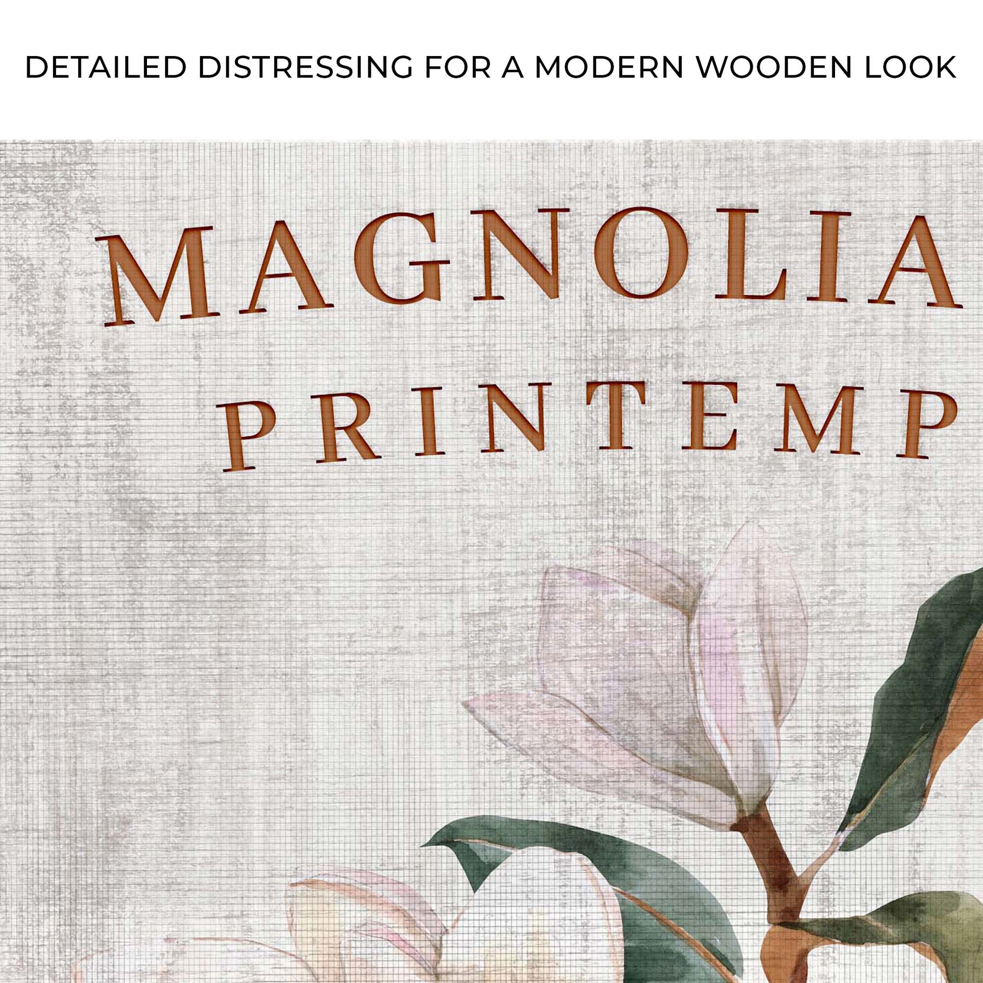 Magnolia De Printemps Sign II Zoom - Image by Tailored Canvases