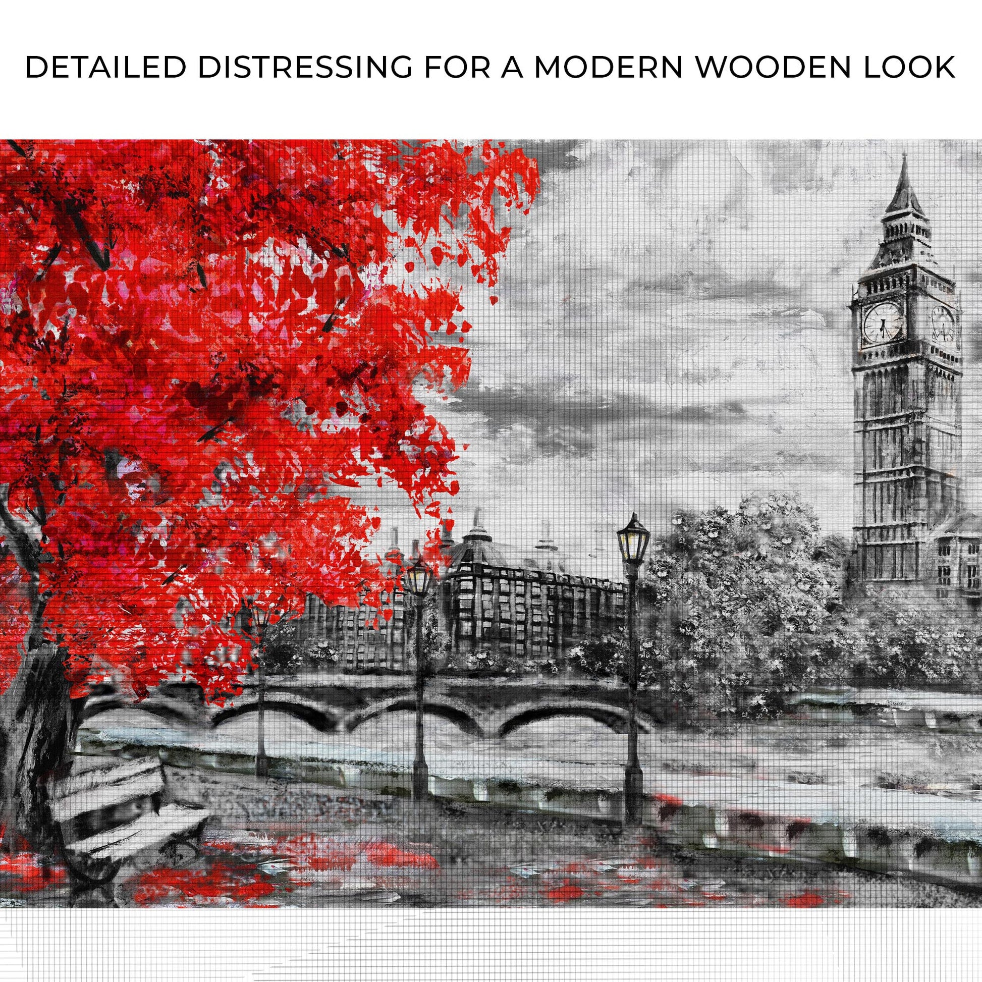 Stunning Red Autumn Tree Wall Art Canvas Zoom - Image by Tailored Canvases