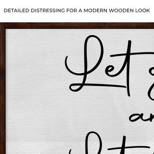 Let go And Let God Sign Zoom - Image by Tailored Canvases